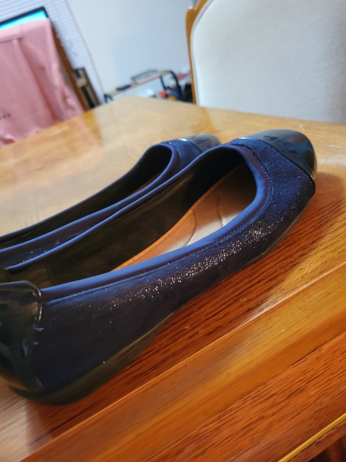 Lite Wght Comfy Business Casual Flats. Good Souls By Catherines Sz 10-Wide.