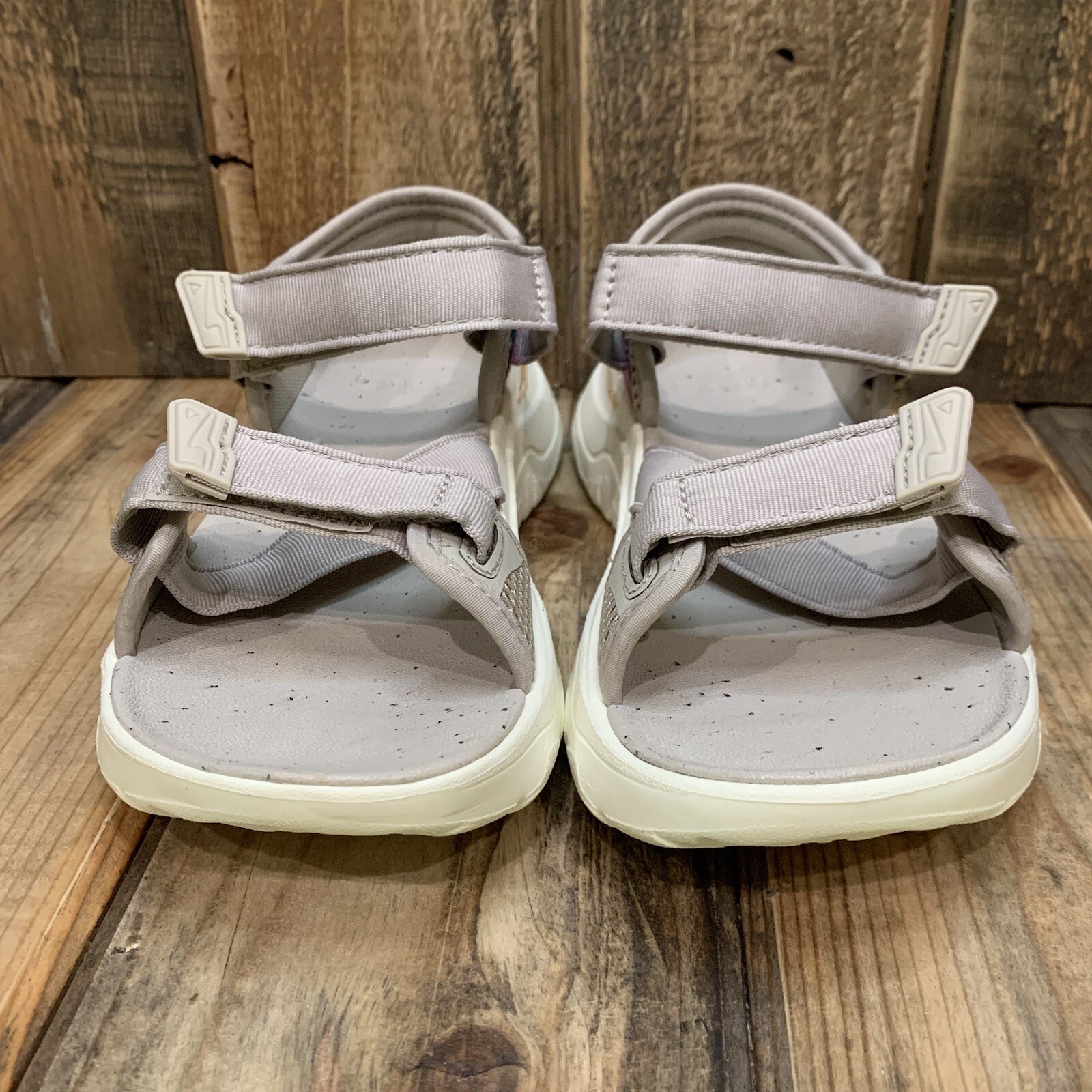 NEW TEVA ZYMIC SANDAL GREY STRAPY HIKING WATER SPORT SHOE WOMENS US 5 UK 3 EU 36