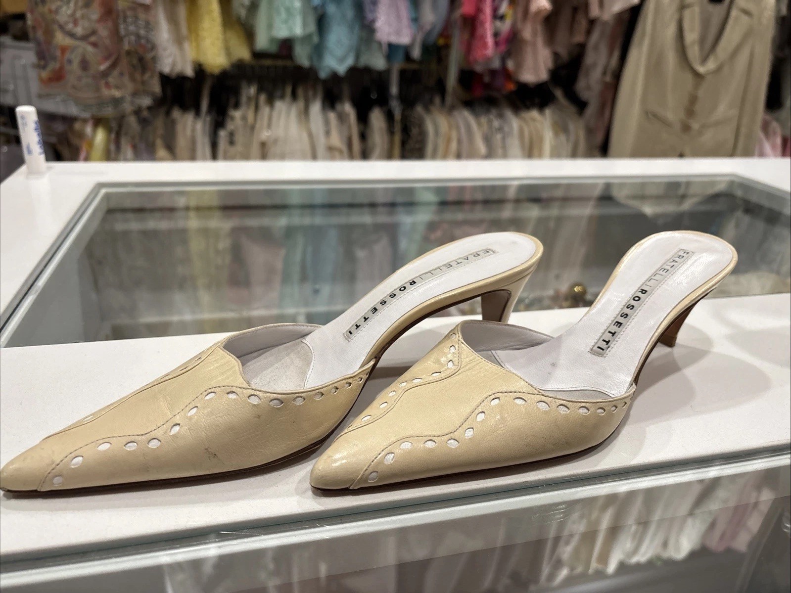 Fratelli Rossetti Leather Mules • Semi-Pointed Toes