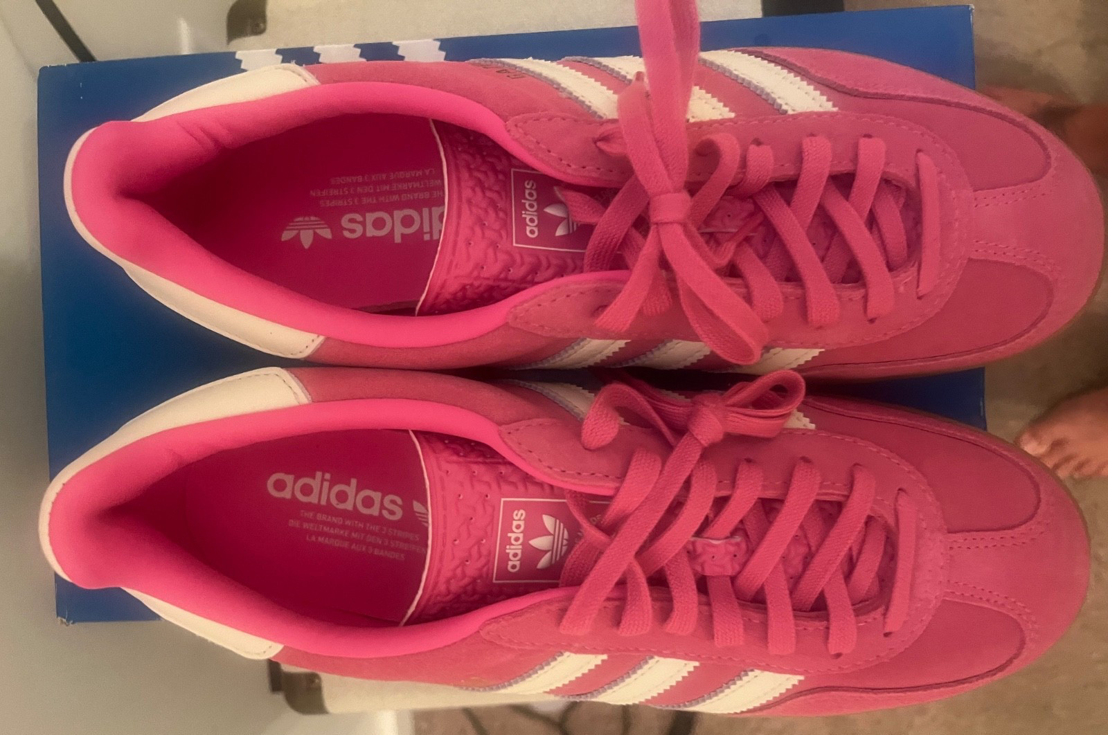 Adidas Gazelle Indoor Womens, 9 1/2, Pink w/ orig box