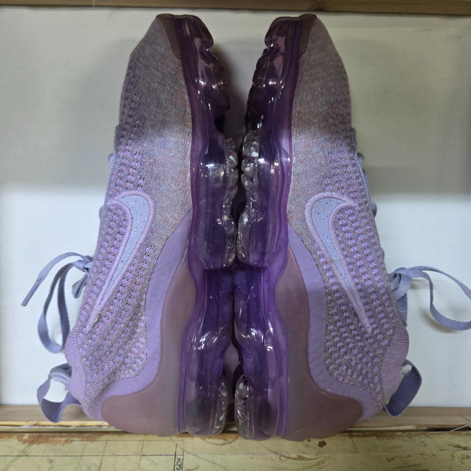 Size 7 – Nike Air VaporMax Flyknit Women’s Shoes Day to Night – Amethyst Ash