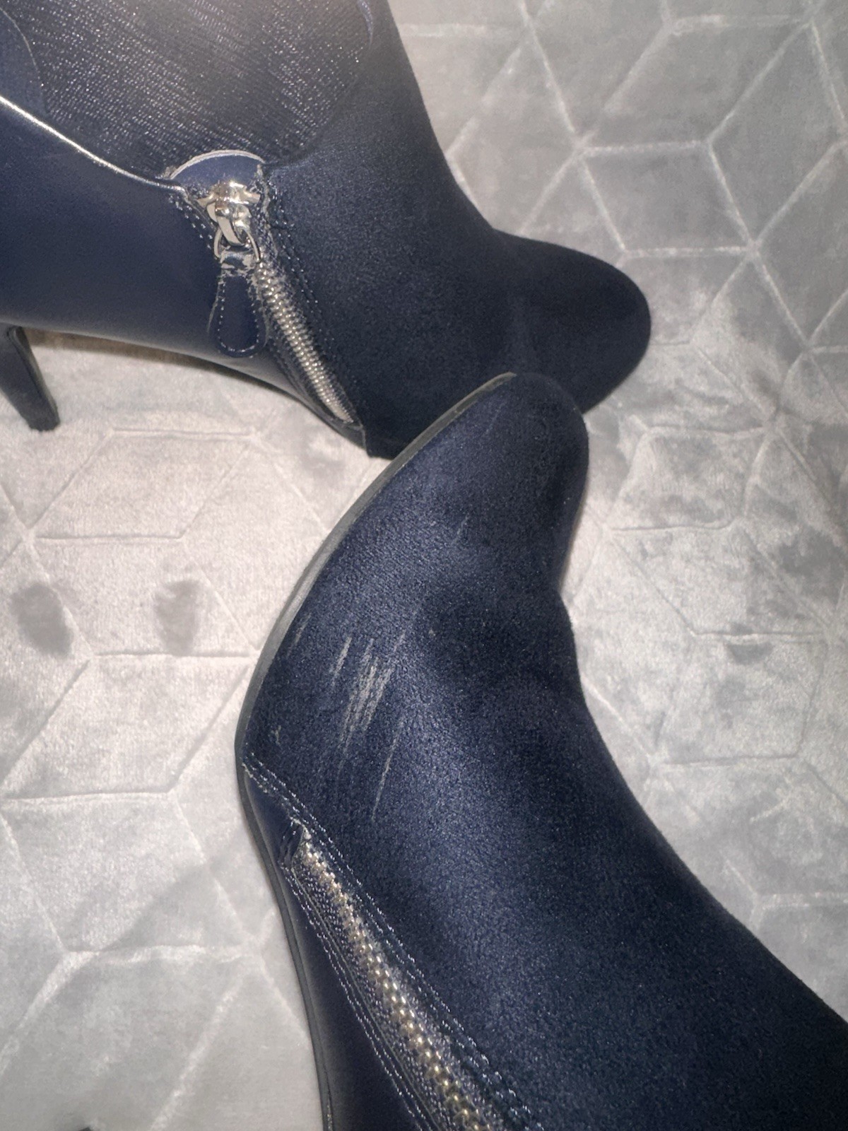 Womens Navy Heel Collection (Lot of 3) Multiple Brands Sizes 7, 7.5, & 8