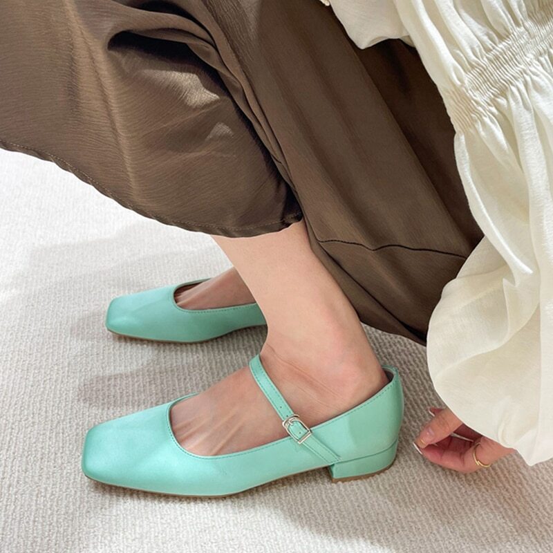 Women Flat Shoes Round Toe Shallow Soft Ballerina Shoes Casual Ballet Loafers