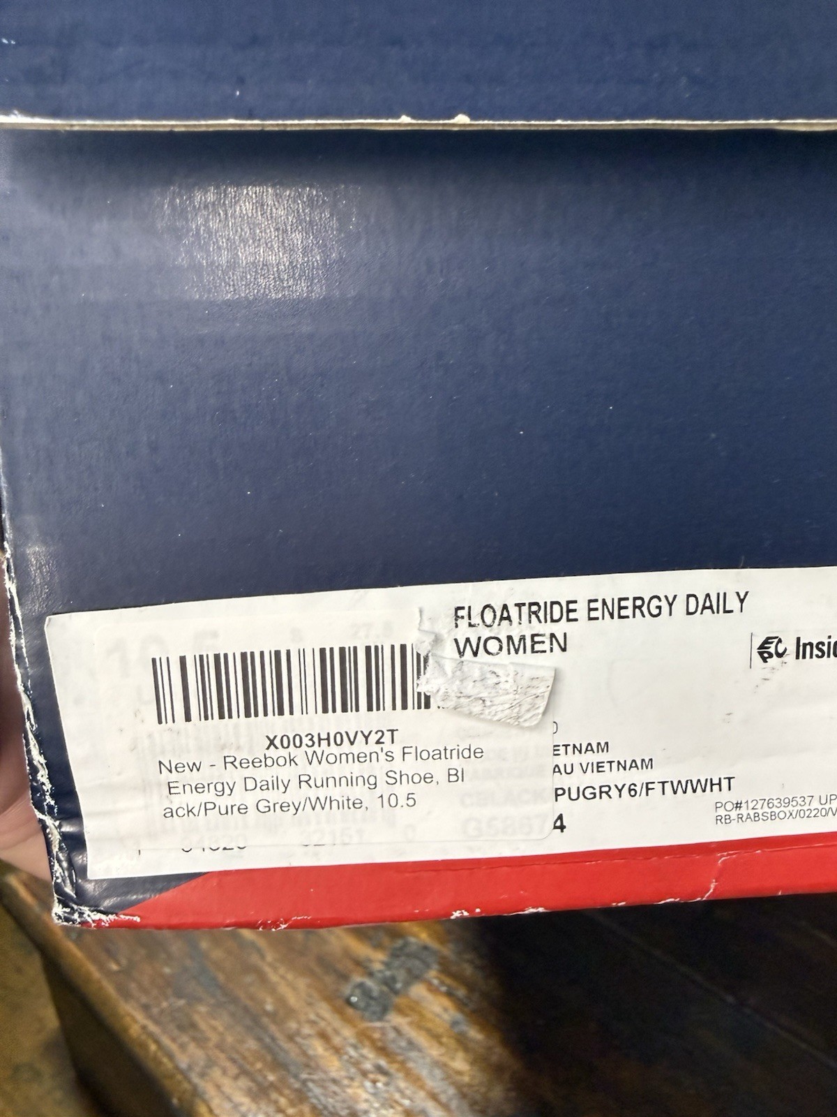 Size 10.5 – Reebok Floatride Energy Daily Black Grey W