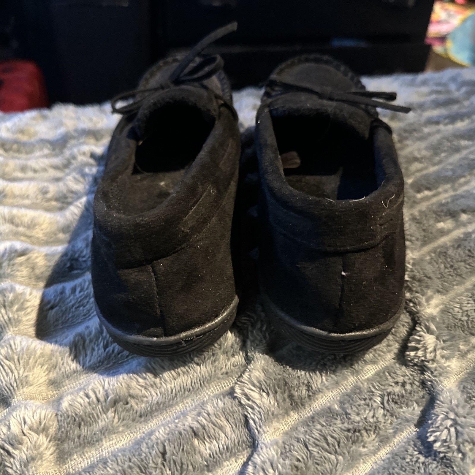 Women’s Size 7 Home Top Black Slippers House Shoes Indoor Outdoor Non Slip