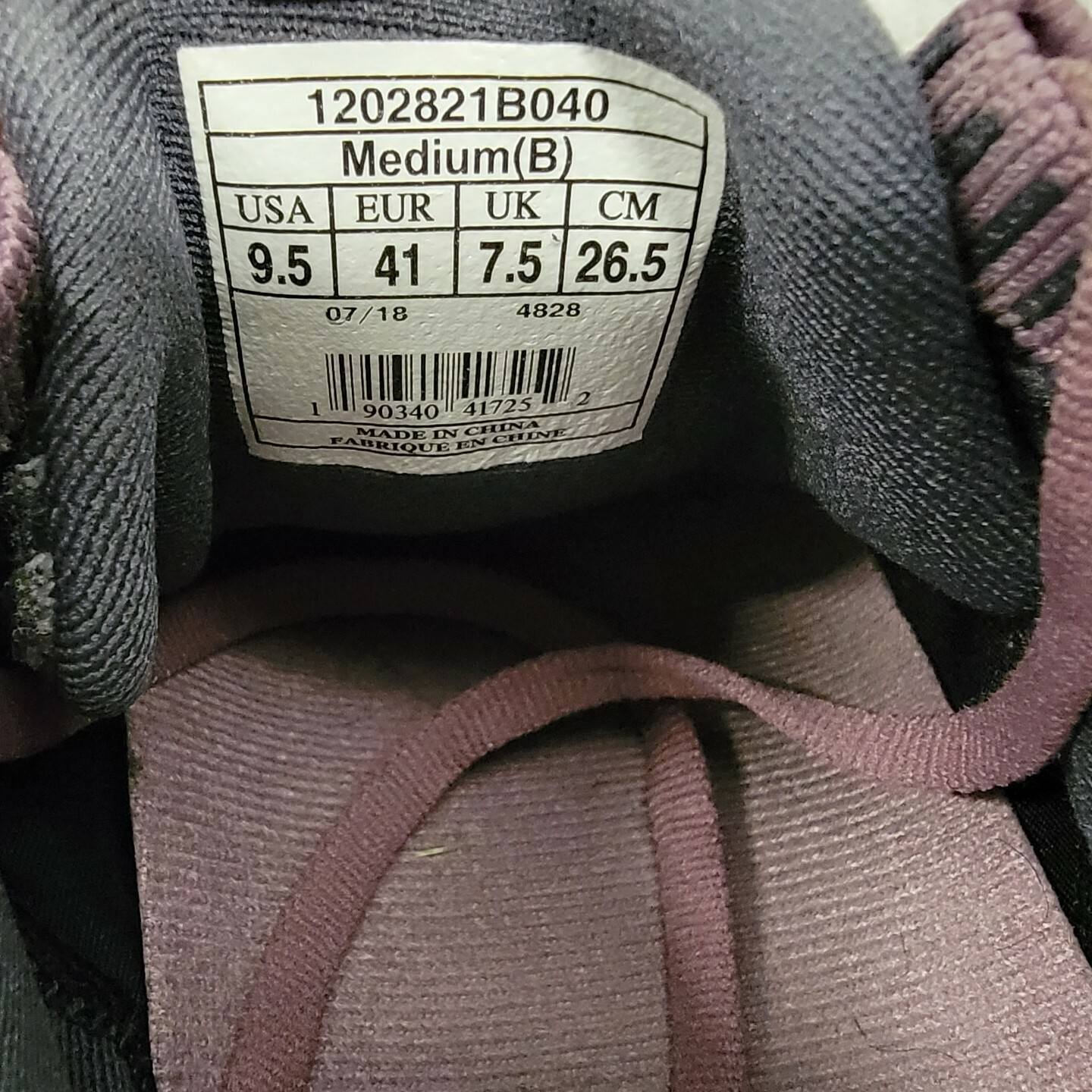Brooks Womens Ricochet Shoes Sneaker Size 9.5 Gray Pink Running Athletic Walking