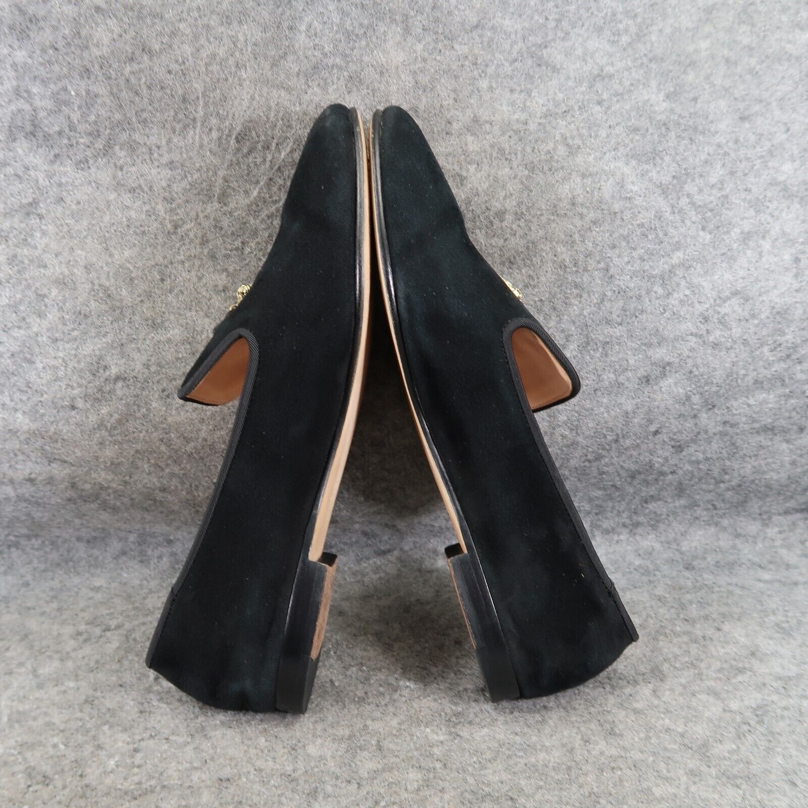 Giuseppe Zanotti Shoes Women 36 Slipper Loafer Shark Crystal Charm Fashion Black