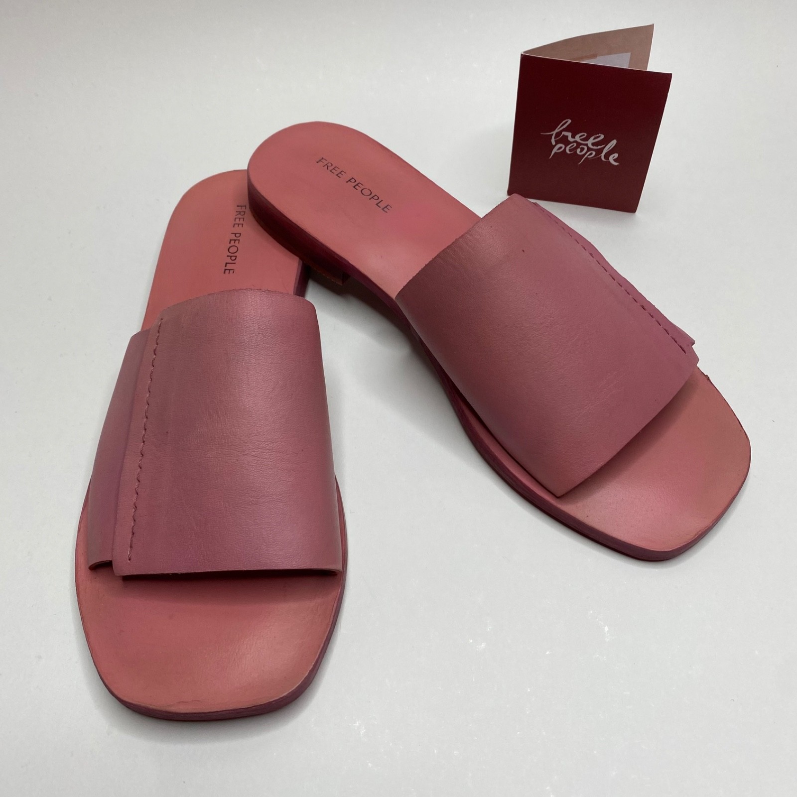 NEW Free People ORIGINALLY $88 Verona Sandals – Watermelon – Women’s Size 6M