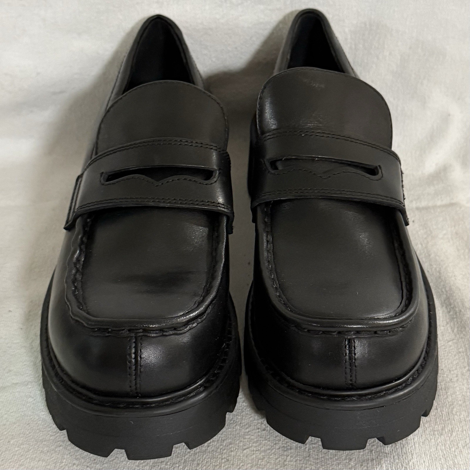 Vagabond Shoemakers Black Leather Chunky Loafers Women’s Size: EU=40, US=10