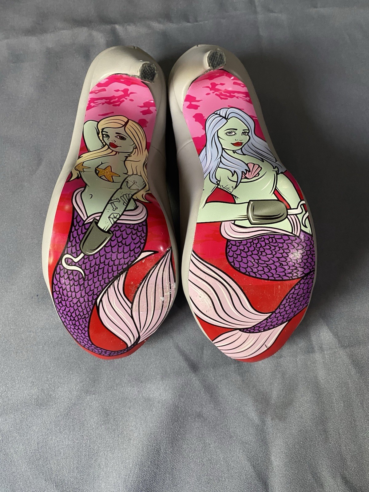 Taylor Reeve platform heels Pumps Shark And Mermaid Design Sole 8M