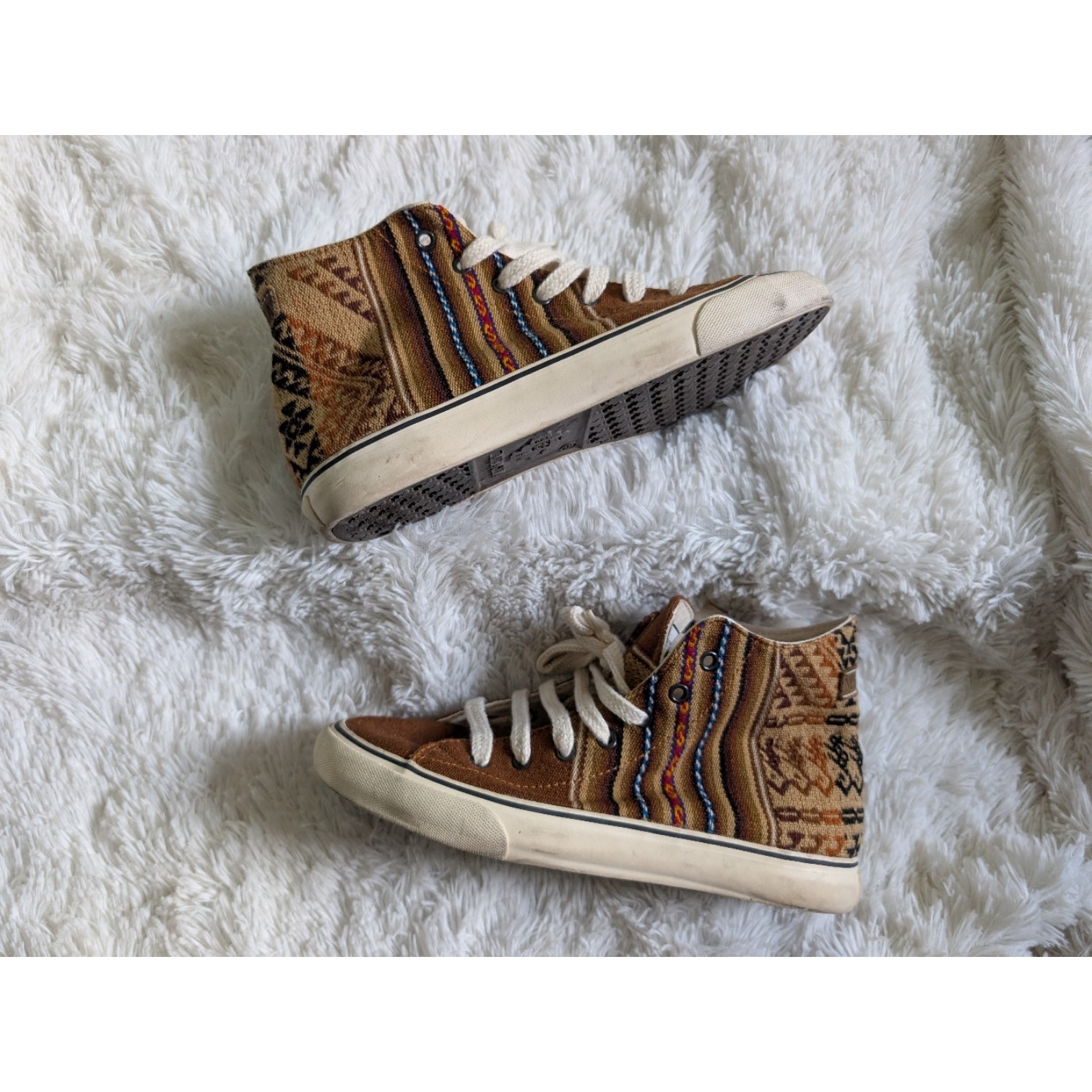 Mipacha Clasico Alto Llama Brown Aztec Inca Unisex Women 8.5 Men 7