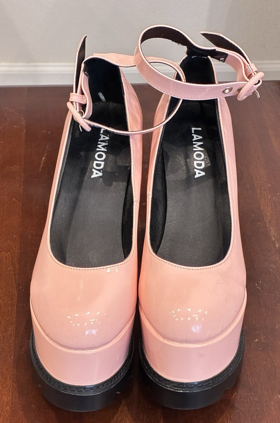 La Moda Candy Extreme Pink Platform Heels Size 7 Mary Jane Goth Punk Dolls Kill