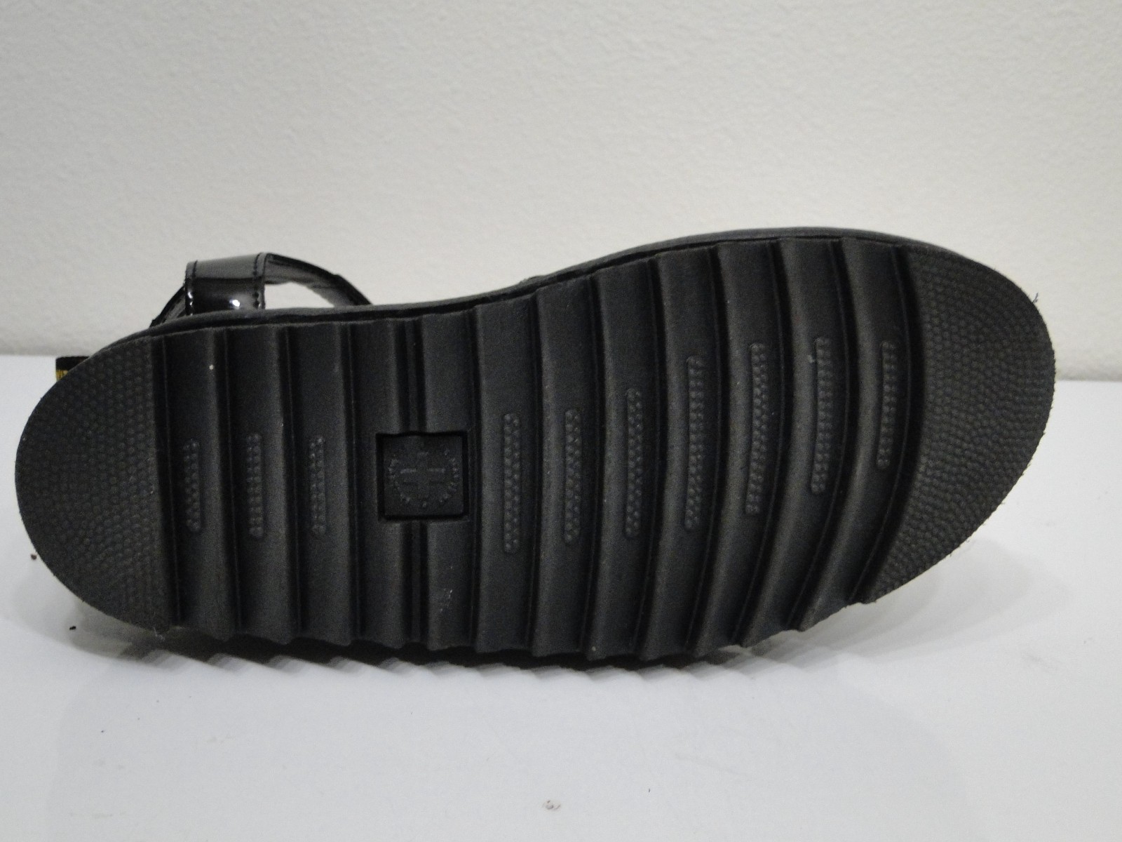 Dr Martens Blaire Black Patent Lightweight Chunky Platform Sandals Uk 6.5 Eu 40