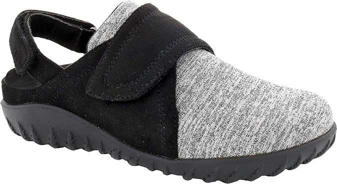 NIB Black Micro/Stretch Womens Barefoot Freedom by Drew Breezy Mules Size 11 W