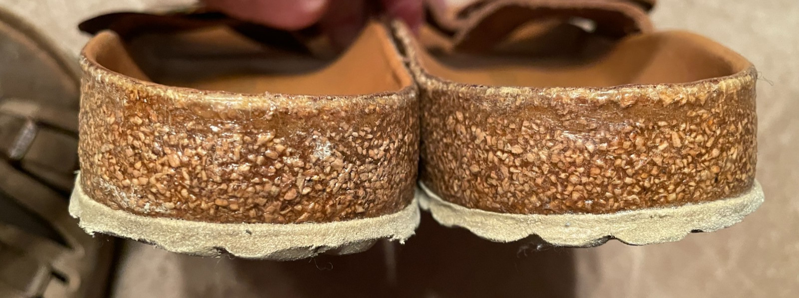 BIRKENSTOCK MADRID BIG BUCKLE & GRANADA SANDALS BROWN 2 PR. SIZE 39