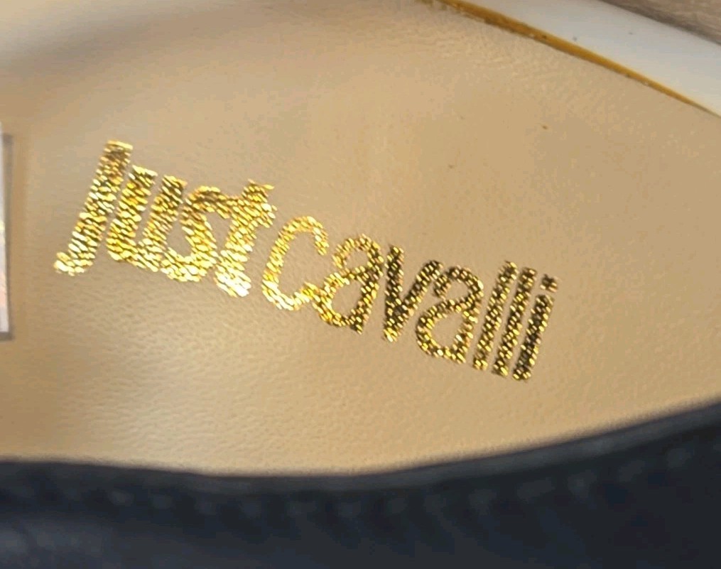 Just Cavalli Sandal Wedge Open Toe Platform Multi Color Sandals 36 / US 6 M