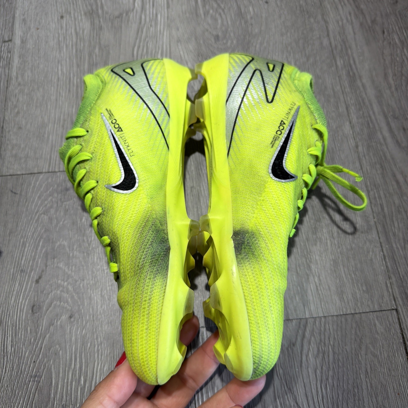 Nike Jr Zoom Mercurial Vapor 16 Pro Kids FG Low Soccer Cleats Sz 4Y HF5448-700