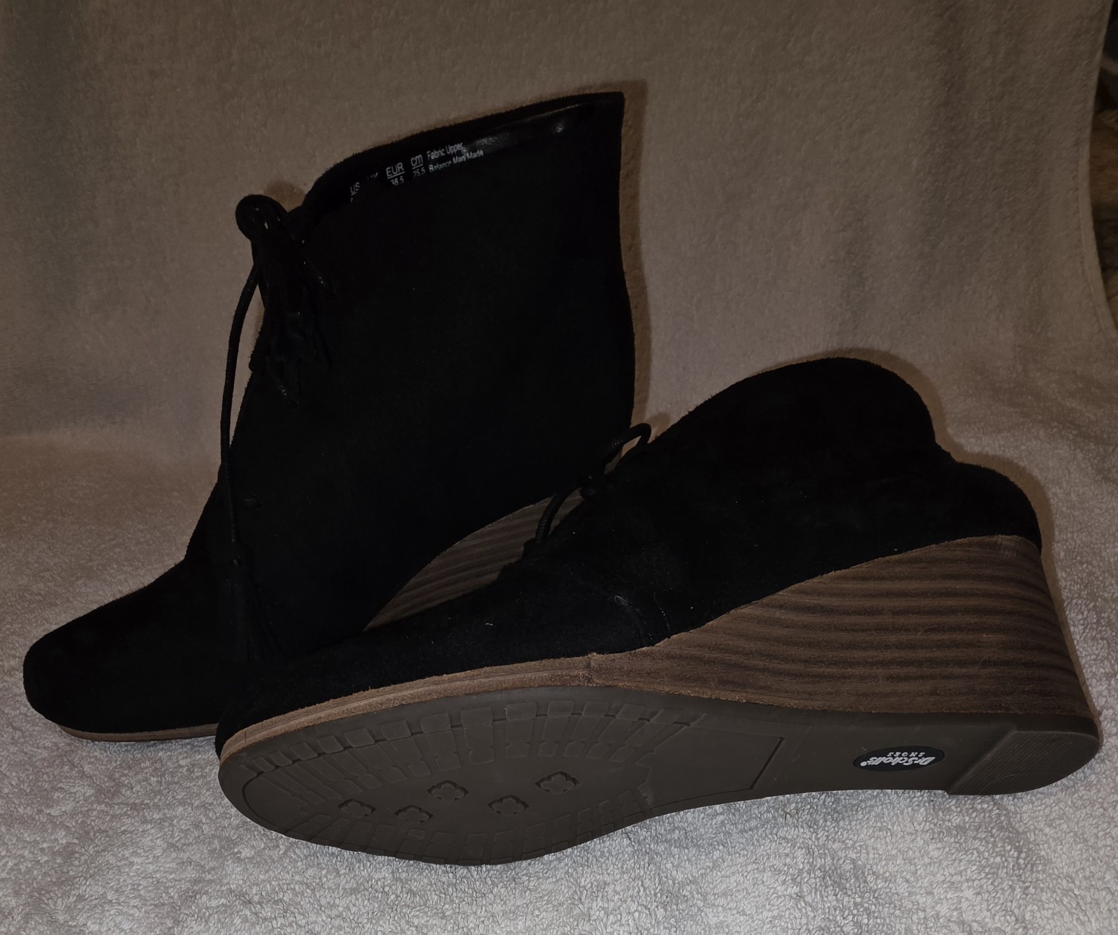 Dr. Scholl’s Dakota Women’s Wedge Booties in black – Size 8.5