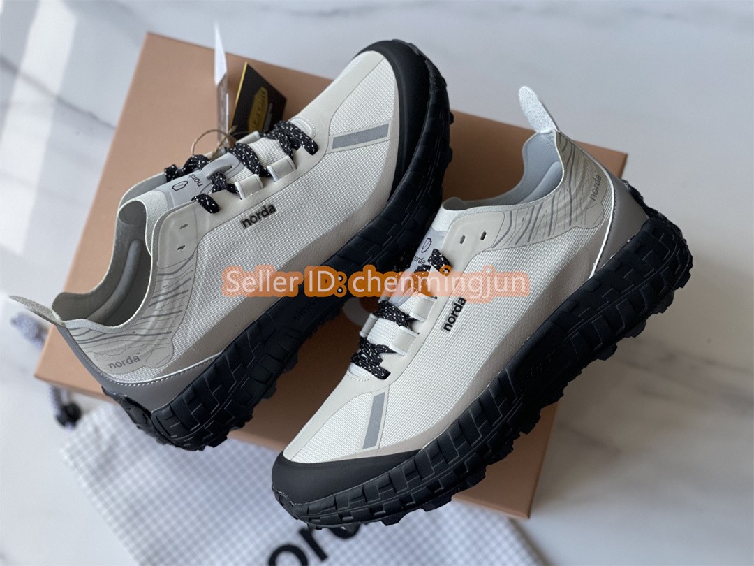 NORDA 001 Dyneema Beige Gray Unisex Sneakers
