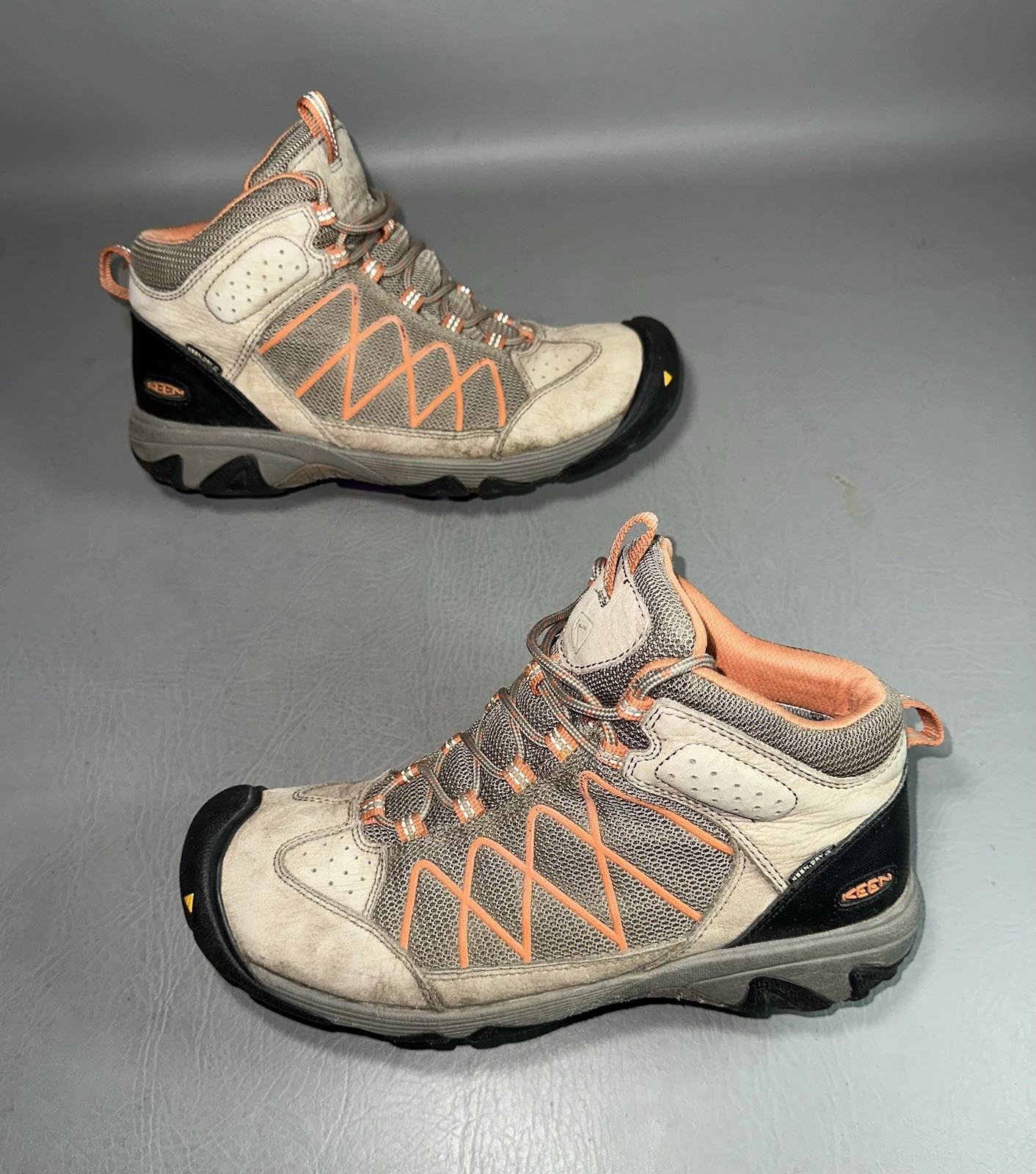 KEEN Verdi II Brown Leather Waterproof Mid Hiking Boots Women’s Size 10.5