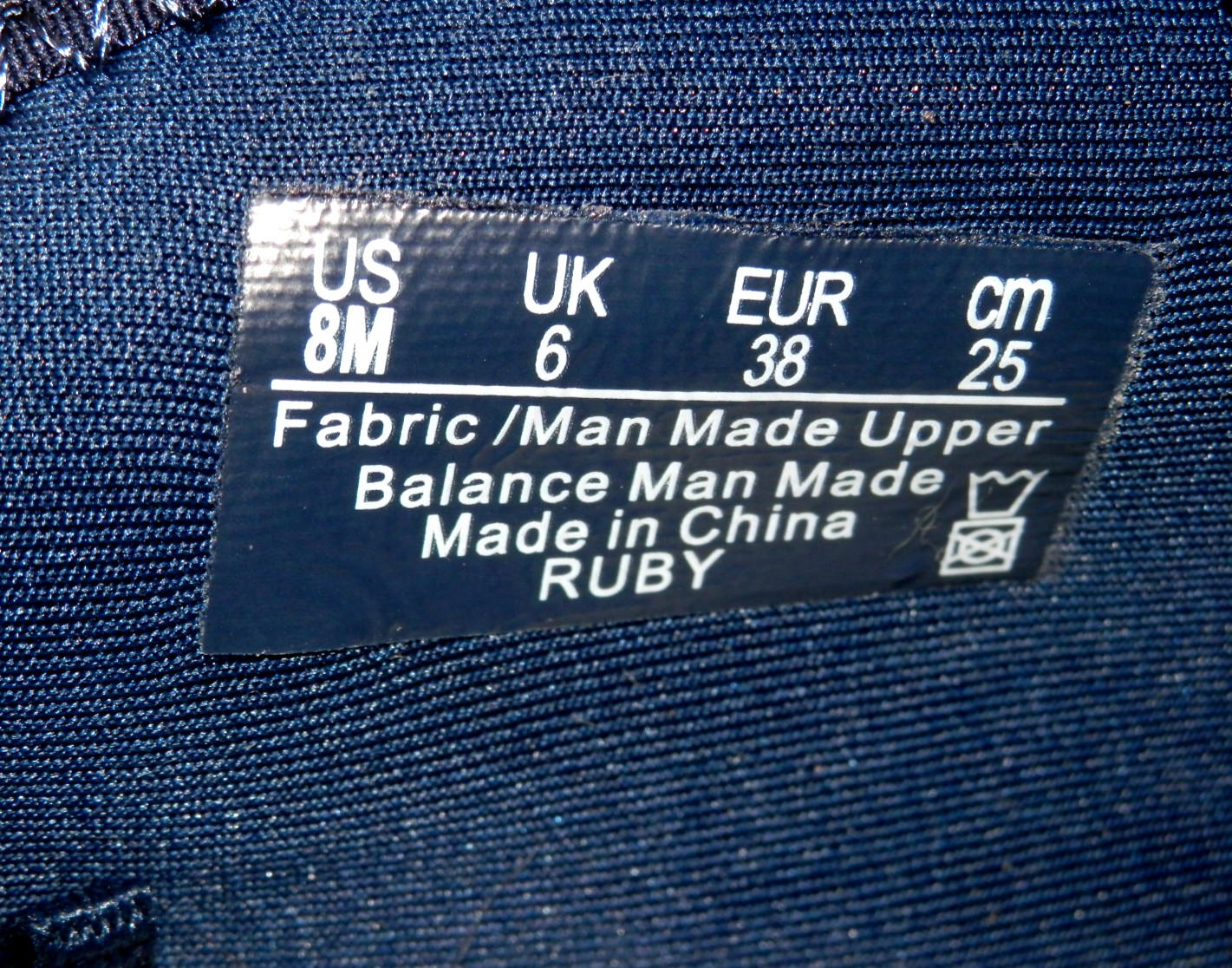 Bzees Ruby Washable Slip-on Comfort Walkers sz. 8M Navy Blue Denim/White Trim