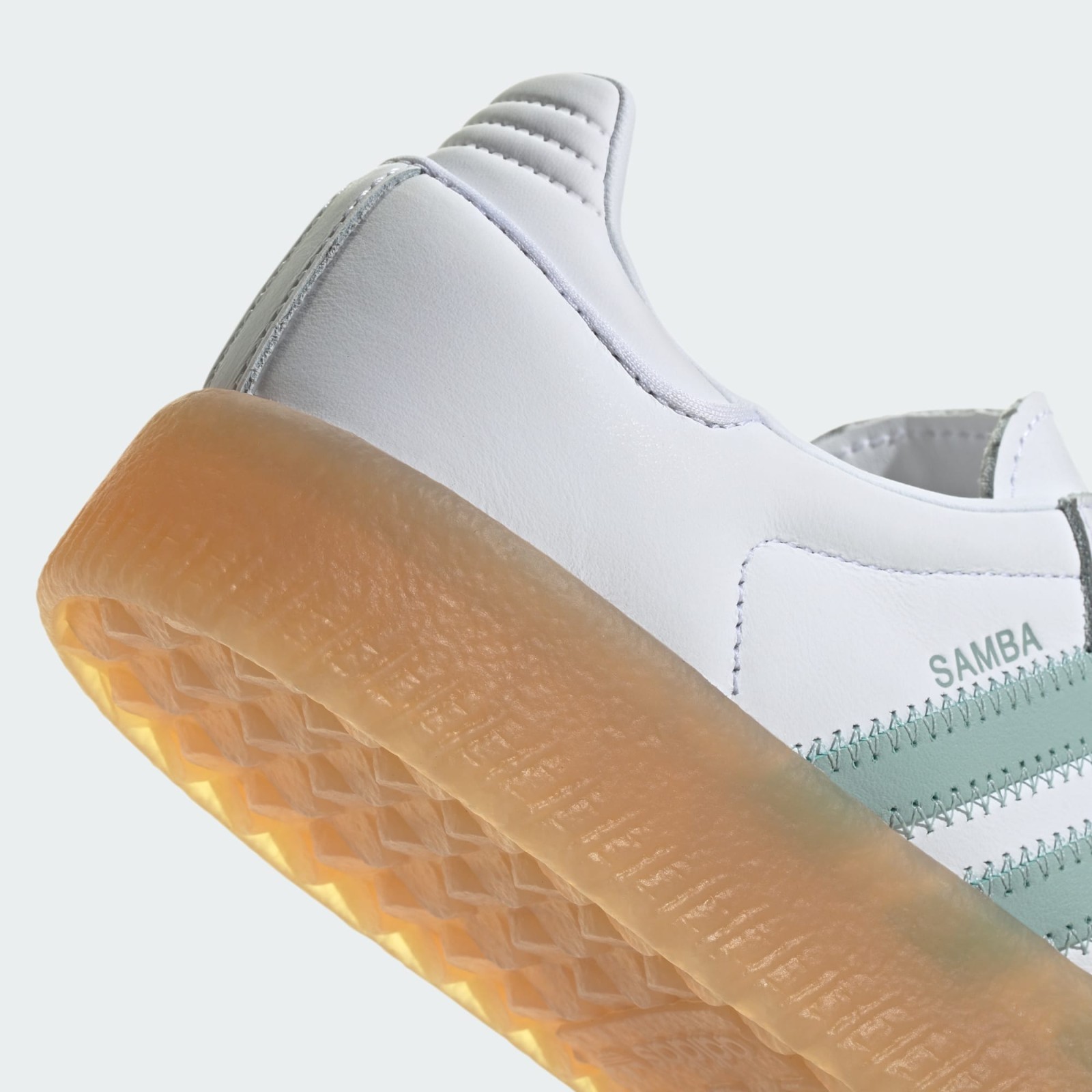 adidas Originals Sambae W White Wonder Blue Gum Women Casual Shoes JP5609