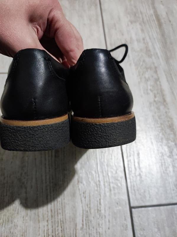 womens clarks loafers black leather 39 #7BOH
