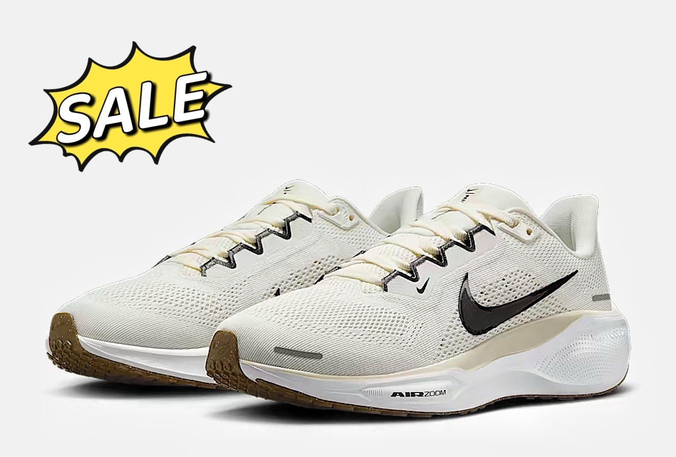 🔥Nike Air Zoom Pegasus 41 Sail Black Running Shoe FD2723-108 Womens Size 6-12