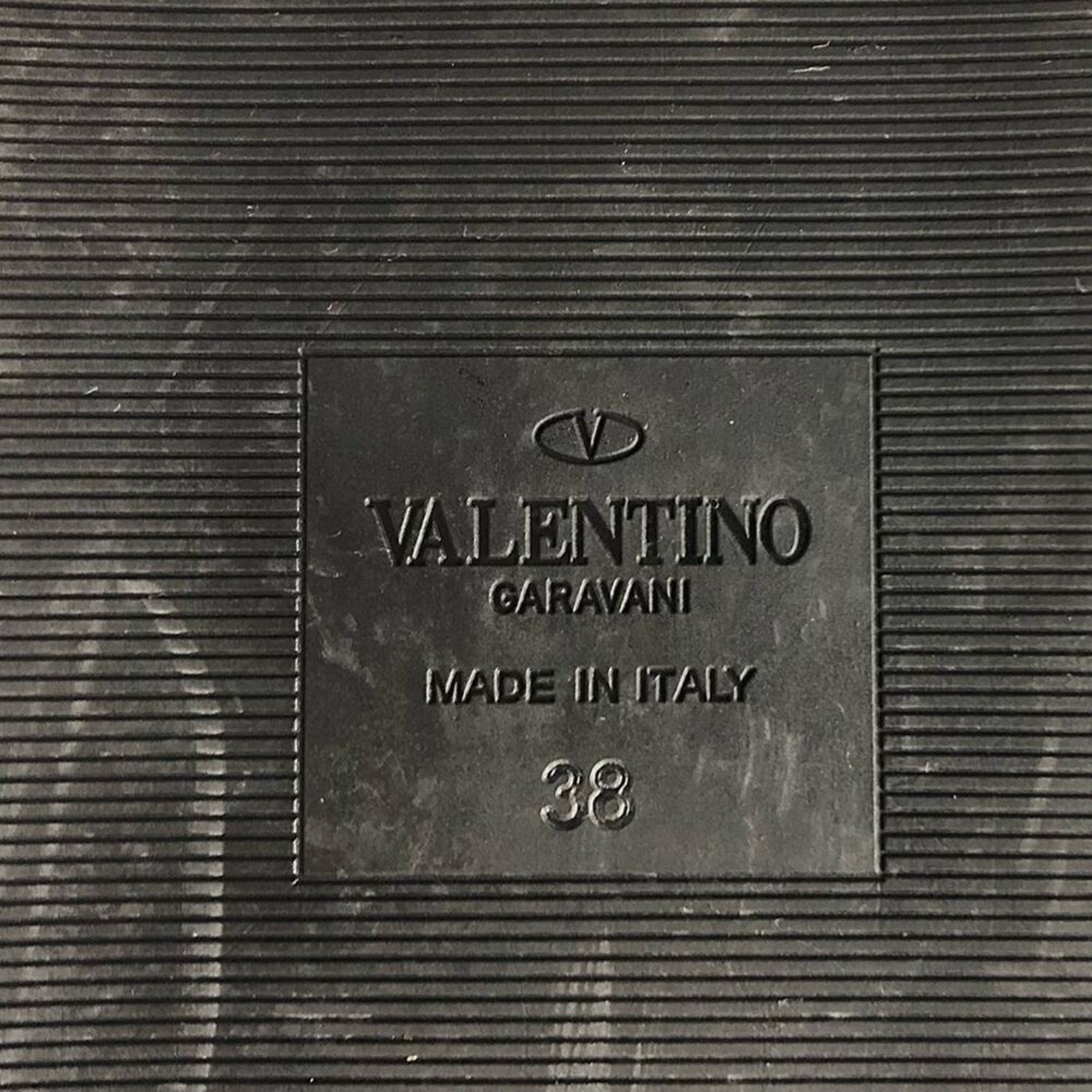 Valentino Garavani Roman Stud Shearling Lined Sabot Slip On Mules Slides 38