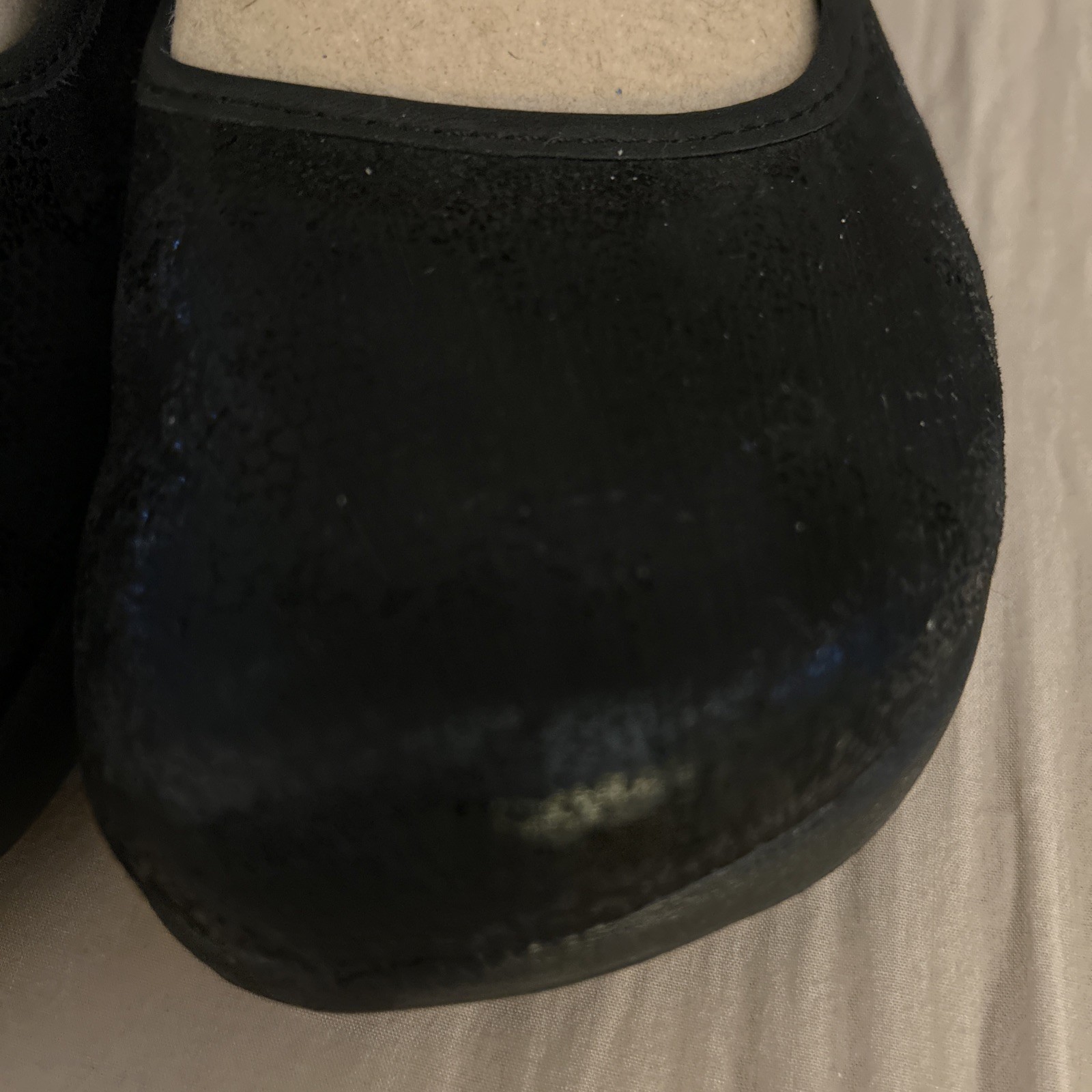 Ladies Kalso Earth Shoe Solar 3 Mary Jane Black Textured Leather US 7.5 B Adj