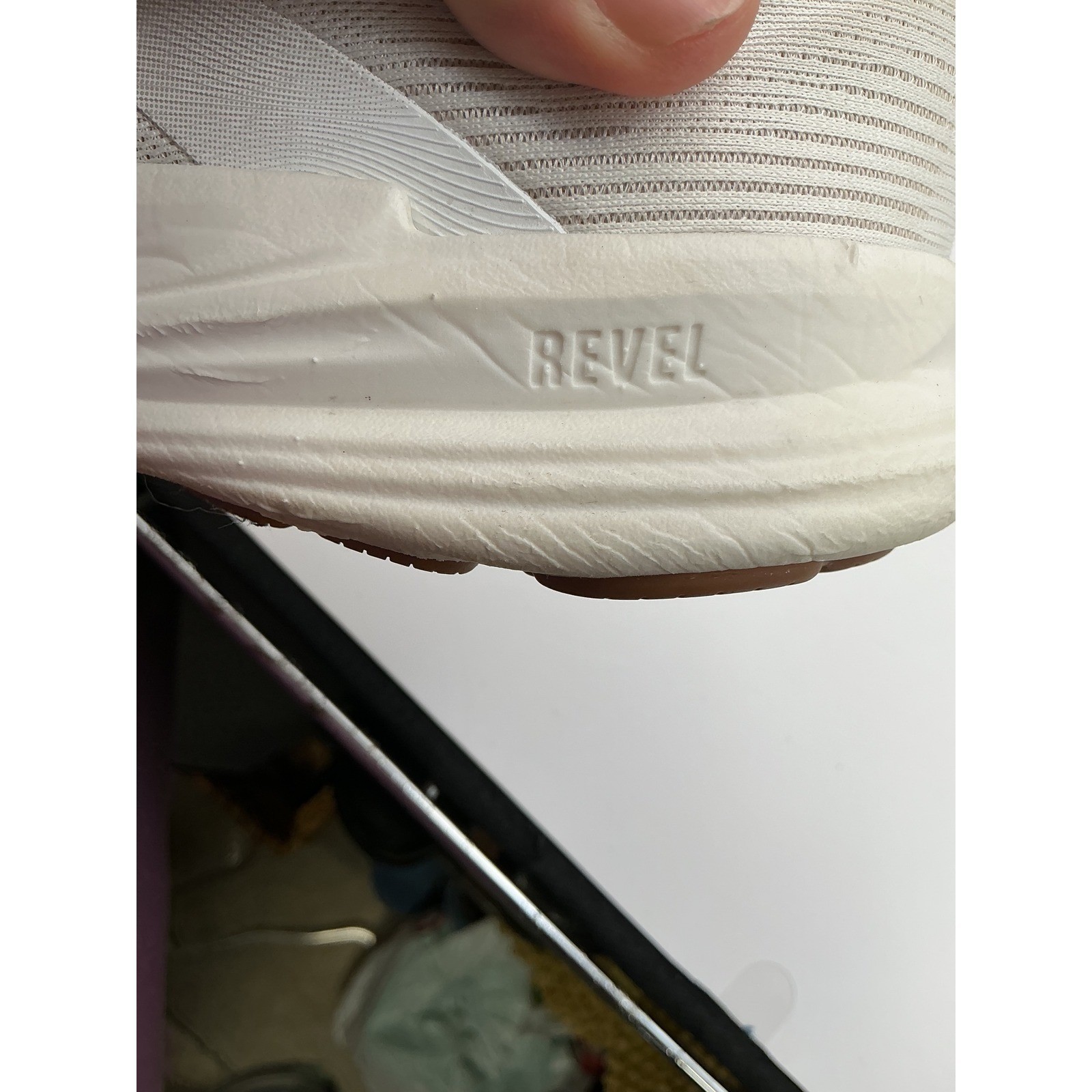 Brooks Revel Running Shoes Womens 7 White DNA Loft Athletic Sneakers