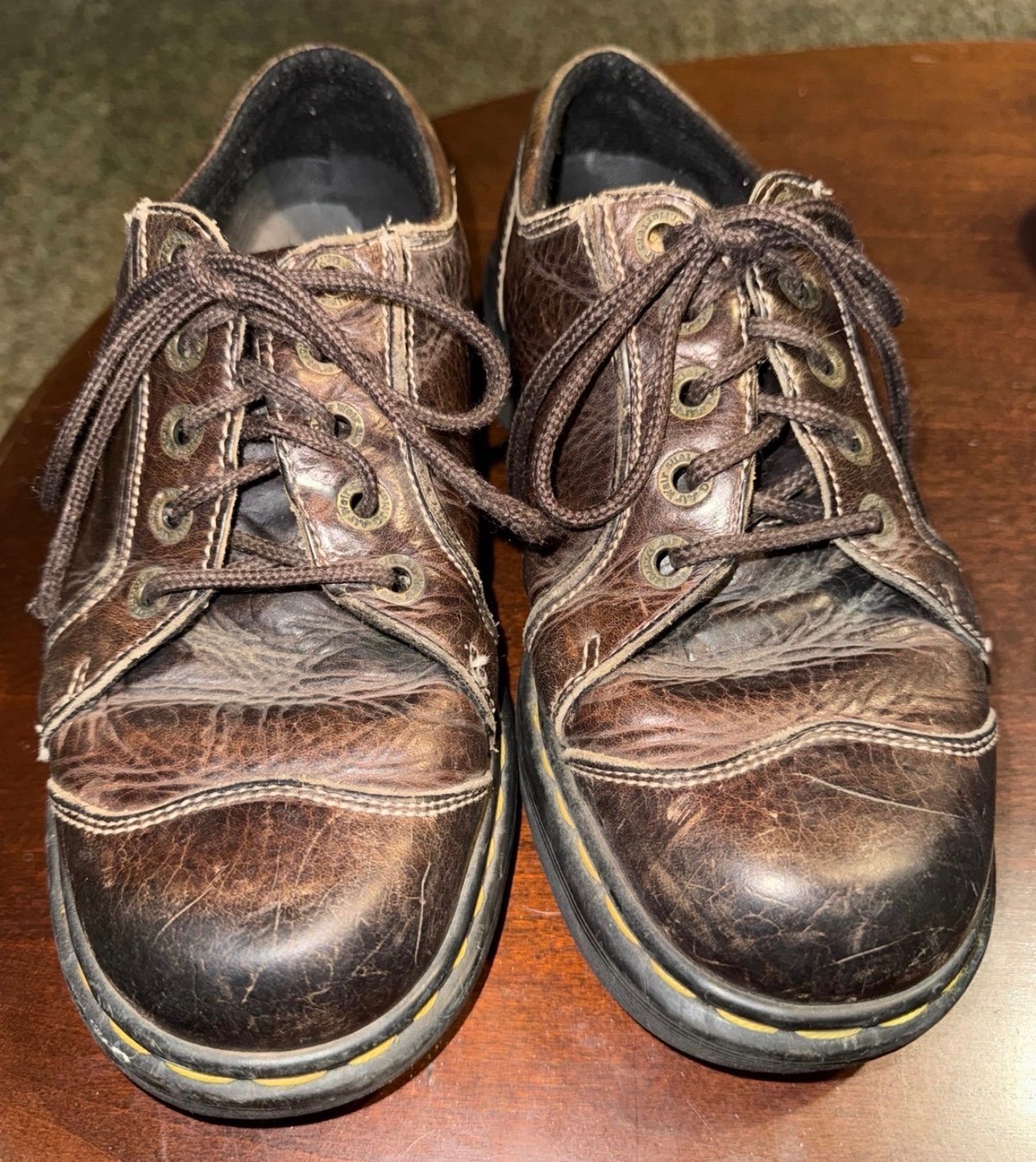 Gently worn women’s size 7 brown Doc Martins