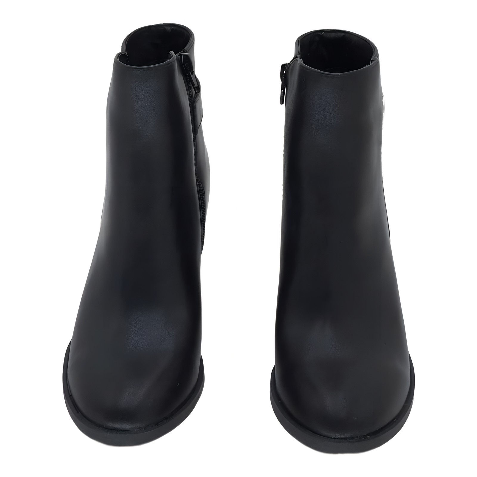 Style Co Harlemm Buckle Ankle Booties 2.5in Block Heel Black Size 7.5M