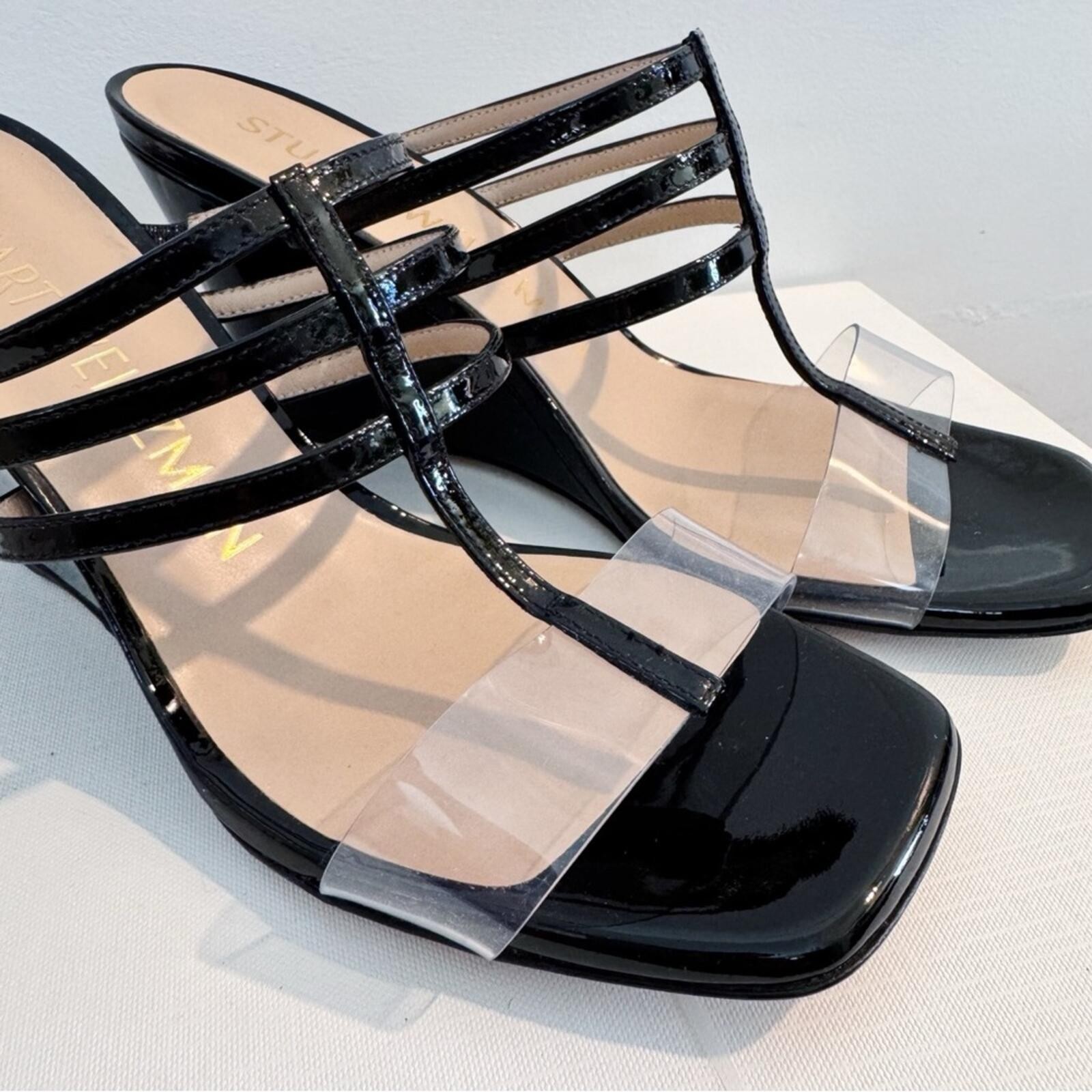 NEW Stuart Weitzman Deco 85 Wedge Sandal