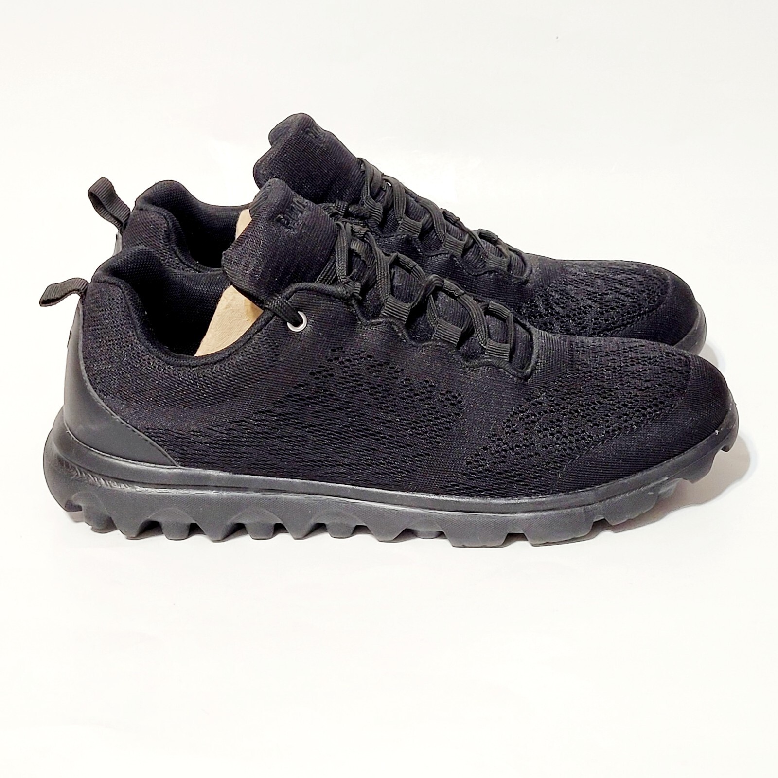 Propet W5102 TravelActiv Athletic Lace Up Comfort Sneaker Shoes Black Wms 10M US