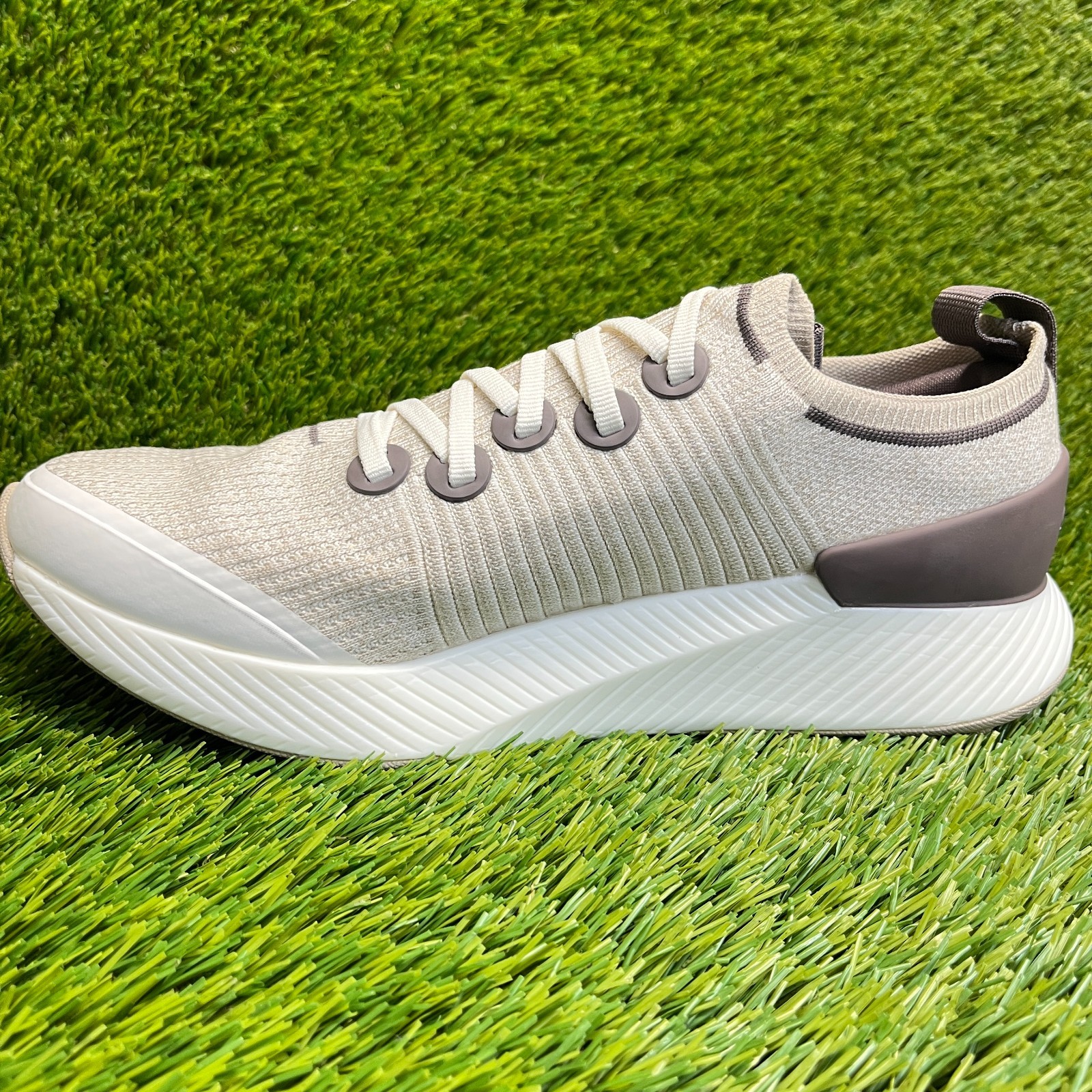 Allbirds Tree Glider Womens Size 9.5 Beige Brown Athletic Running Shoes Sneakers