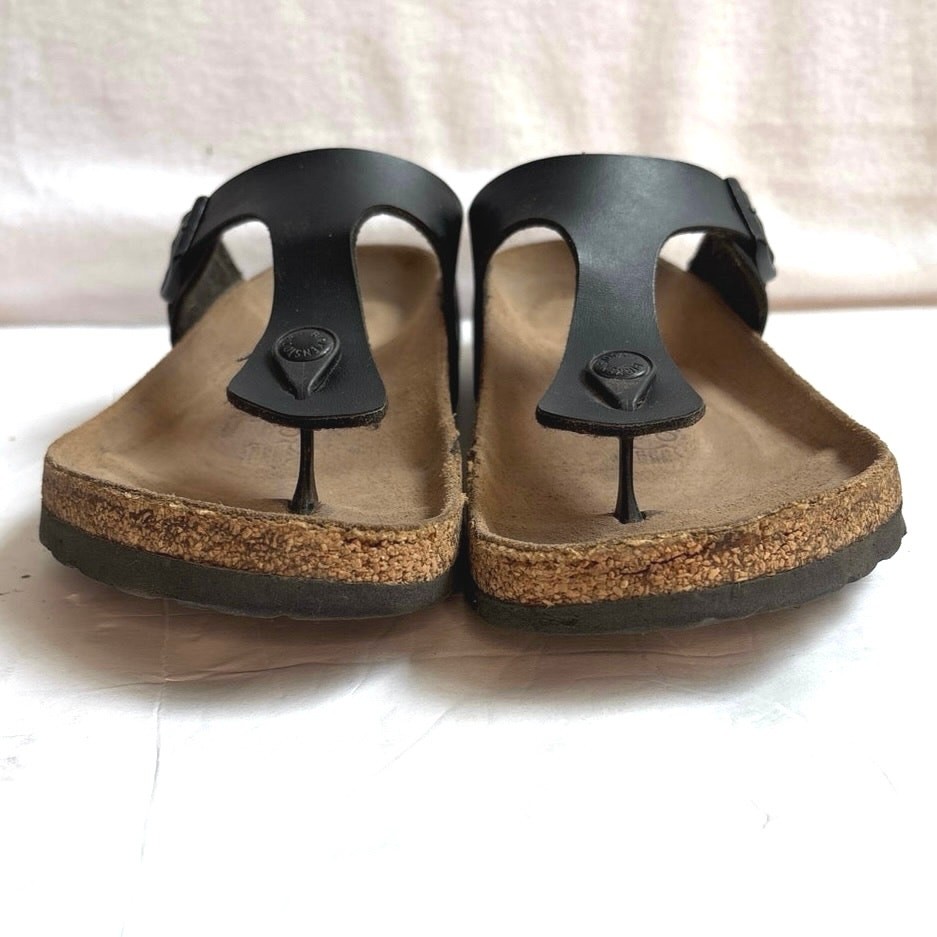 Birkenstock Unisex Regular/Wide Gizeh Sandal/ Black /US W10 M8/41EU