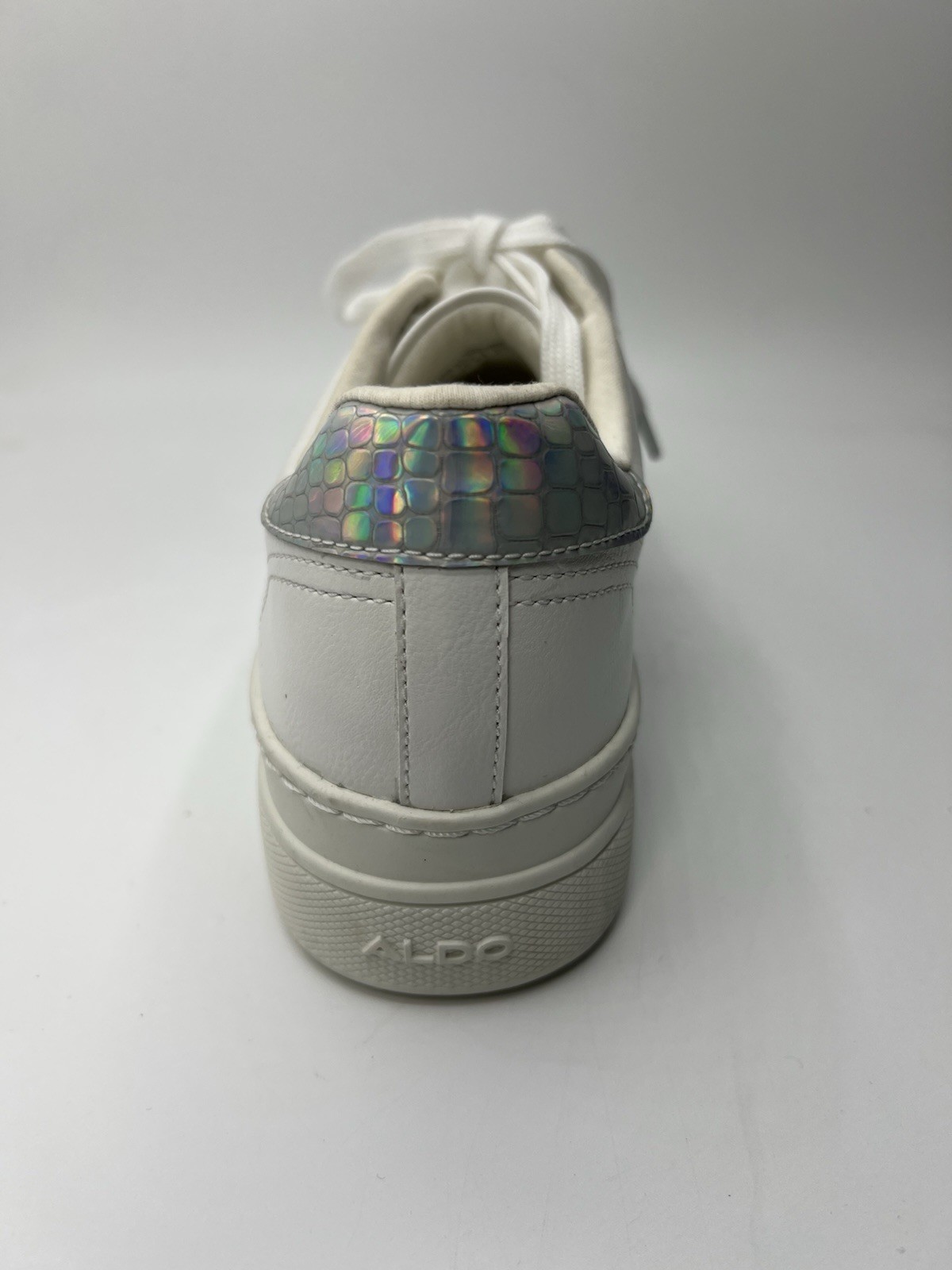 Aldo Platform Sneakers Women’s 7M Starburst White Lace Up Shoes