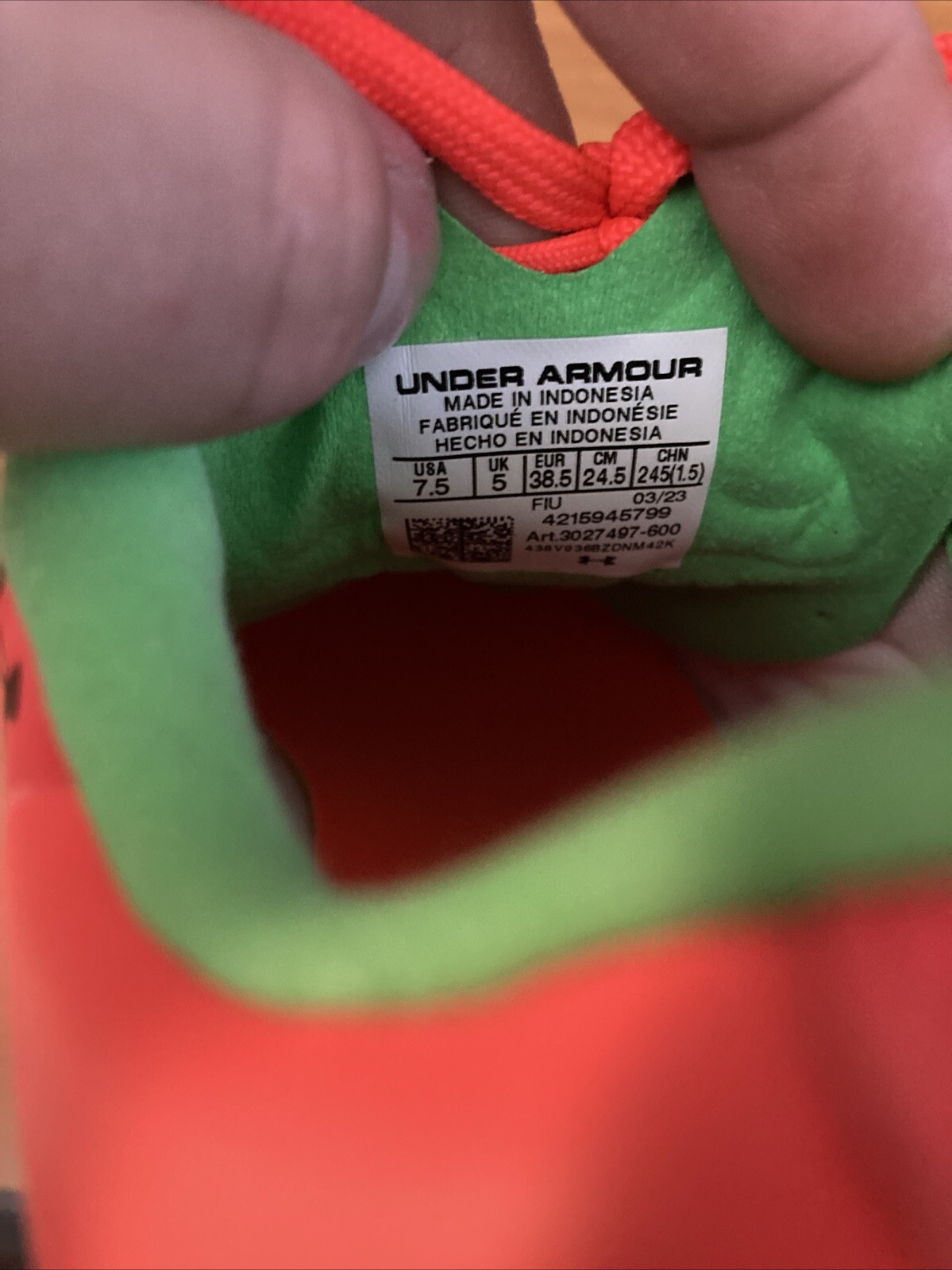 Under Armour Magnetico Pro 3 Soccer Cleats Shoes 3027497-600 Wmns 7.5 Men’s 6