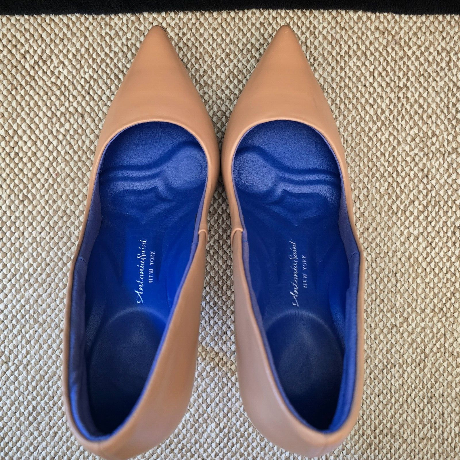 Antonia Saint New York Pump Nude/Brown OB9 Work, Business/Formal (May Run Small)