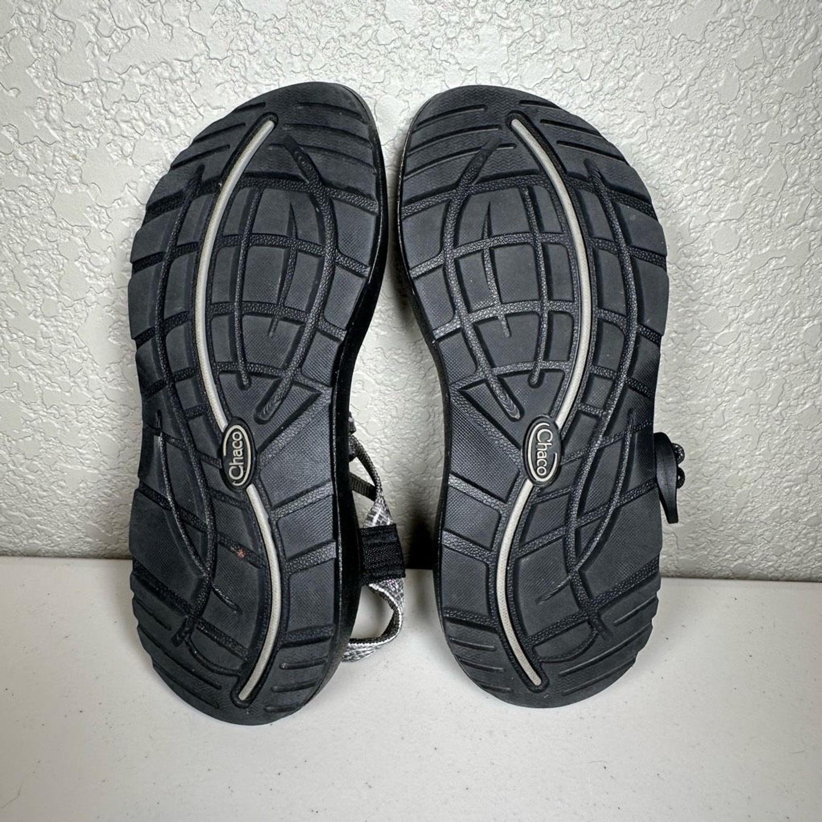 Chaco Womens 6 Z Cloud X2 Sport Sandals Black Adjustable Low Heel Wedge Buckle