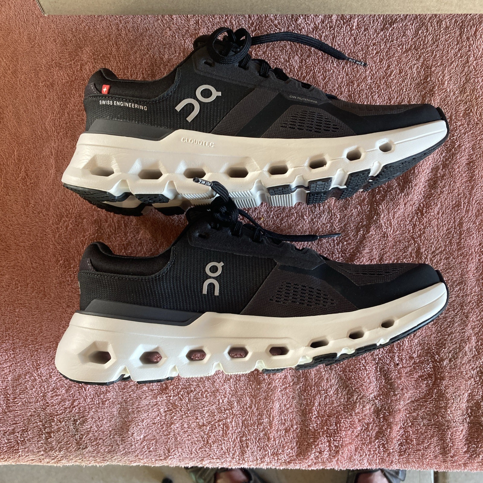 On Cloud Cloudrunner 2 Lace Up Shoes Women’s Size 7.5 Eclipse/Black