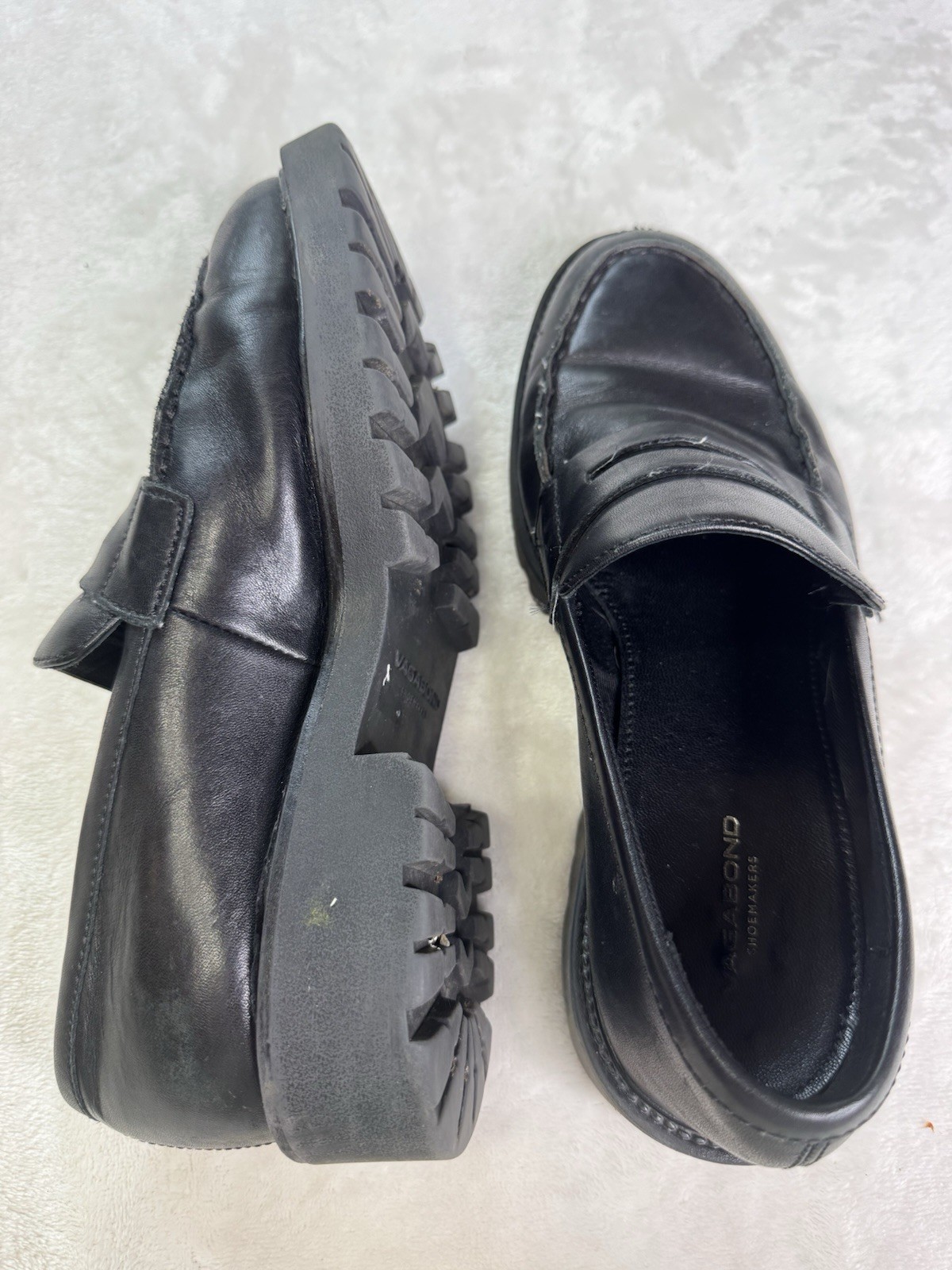 Vagabond Penny Loafers Size 8 Women’s Leather Slip On Shoes Work Career Preppy