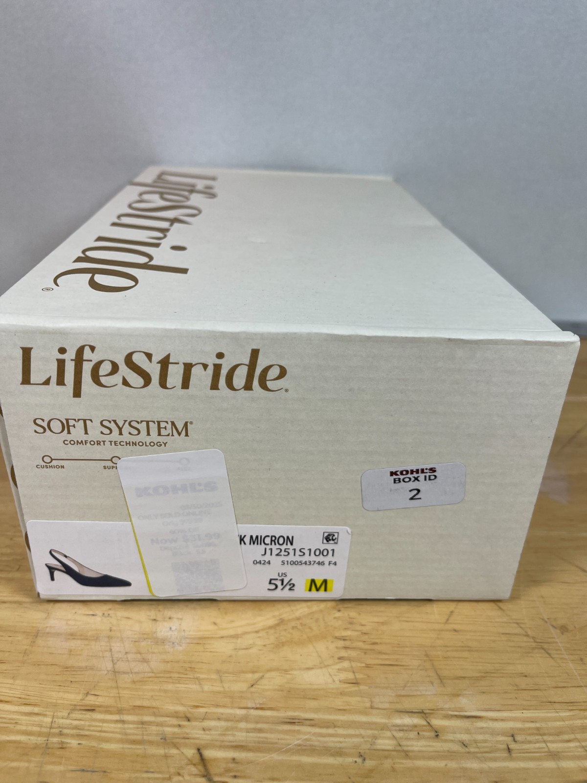 LifeStride Micron Slingback Heels Black Pointed Toe Women 5.5M Comfort
