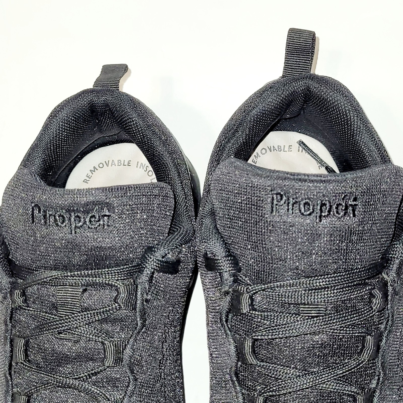 Propet W5102 TravelActiv Athletic Lace Up Comfort Sneaker Shoes Black Wms 10M US