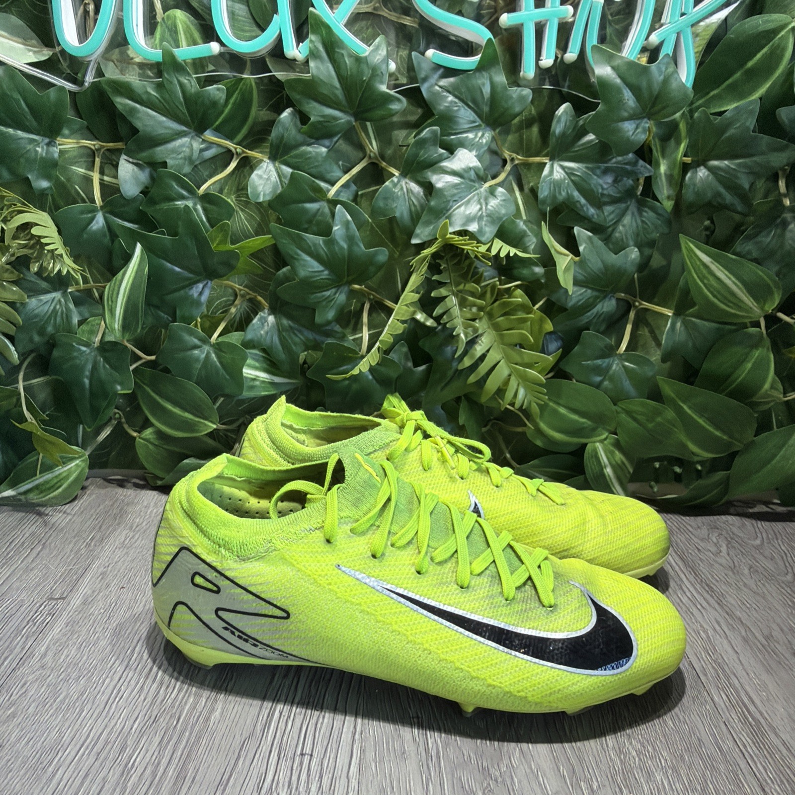 Nike Jr Zoom Mercurial Vapor 16 Pro Kids FG Low Soccer Cleats Sz 4Y HF5448-700