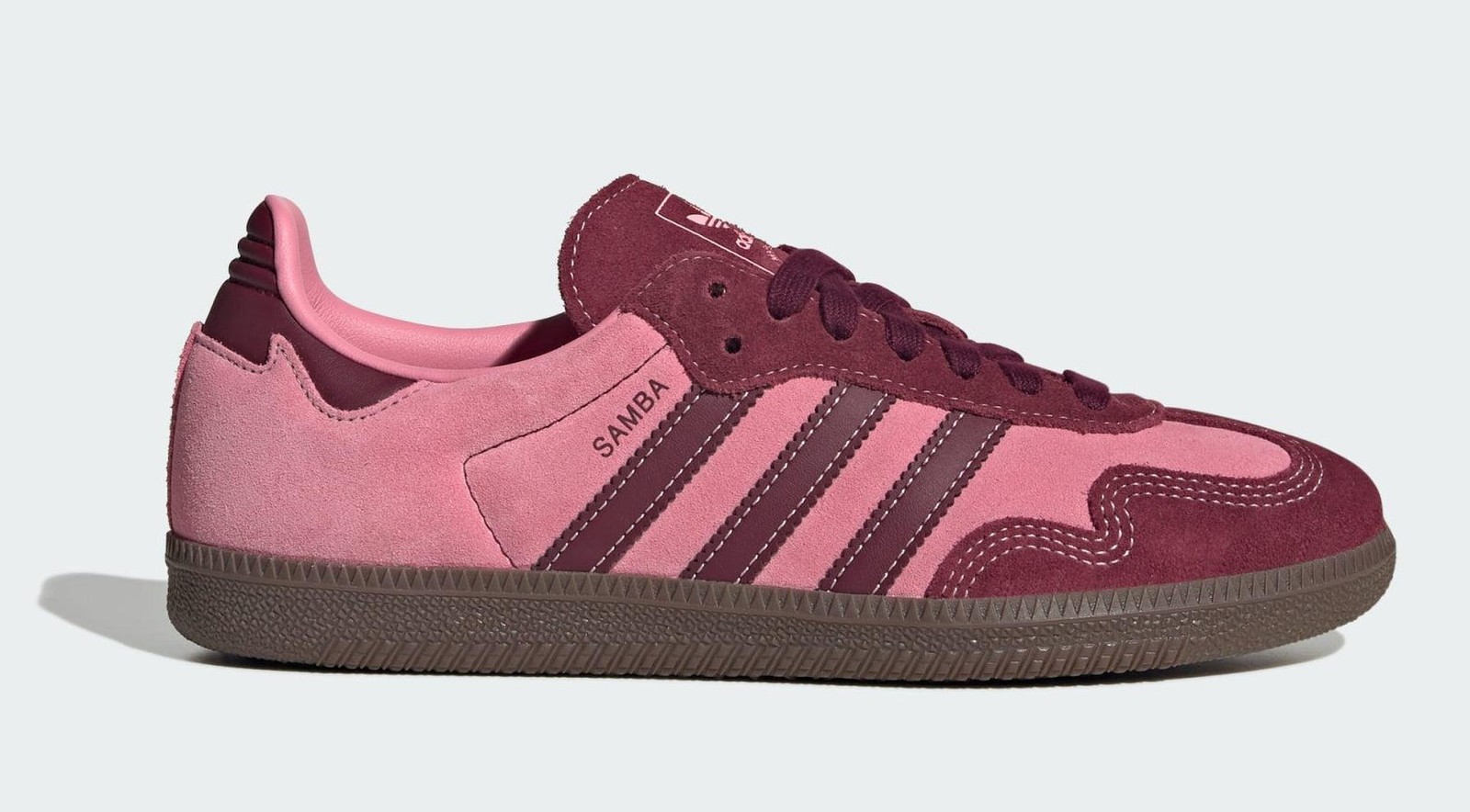 [IH6704] WOMENS ADIDAS SAMBA OG ‘PINK SPARK SHADOW RED’