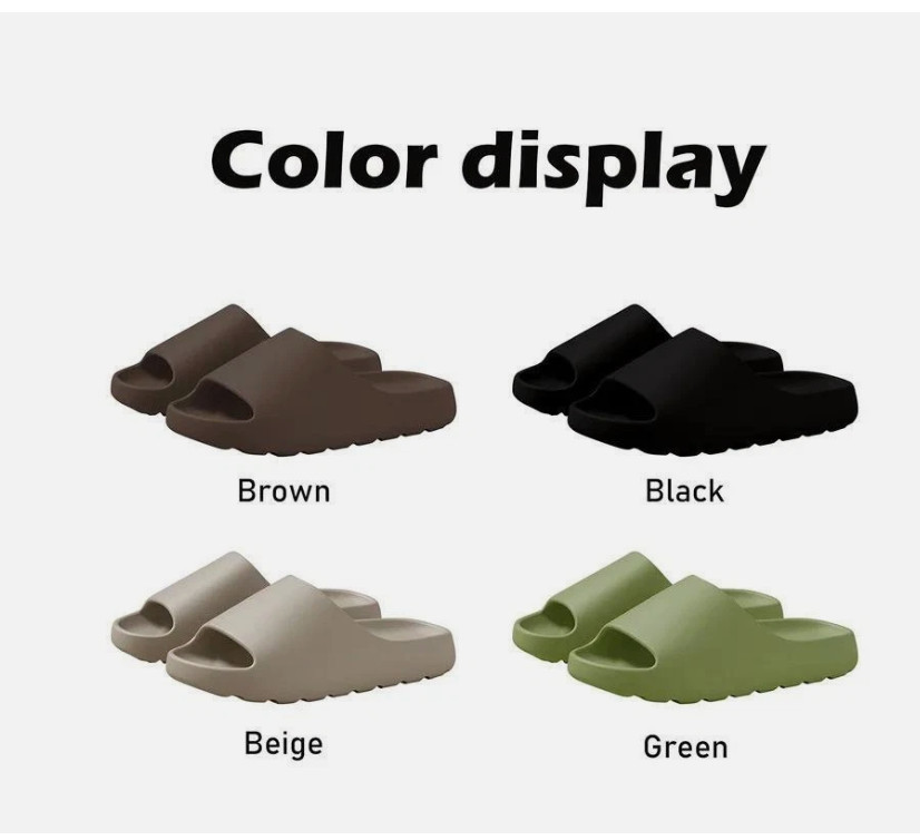 Coconut Slippers Cloud Thicksoled Sandals Summer Fashion Soft Bottom Beach woman