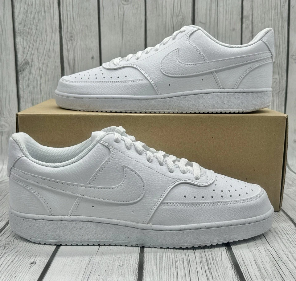 Women’s Nike Court Vision Low Next Nature Casual Shoes – Triple White DH3158-100