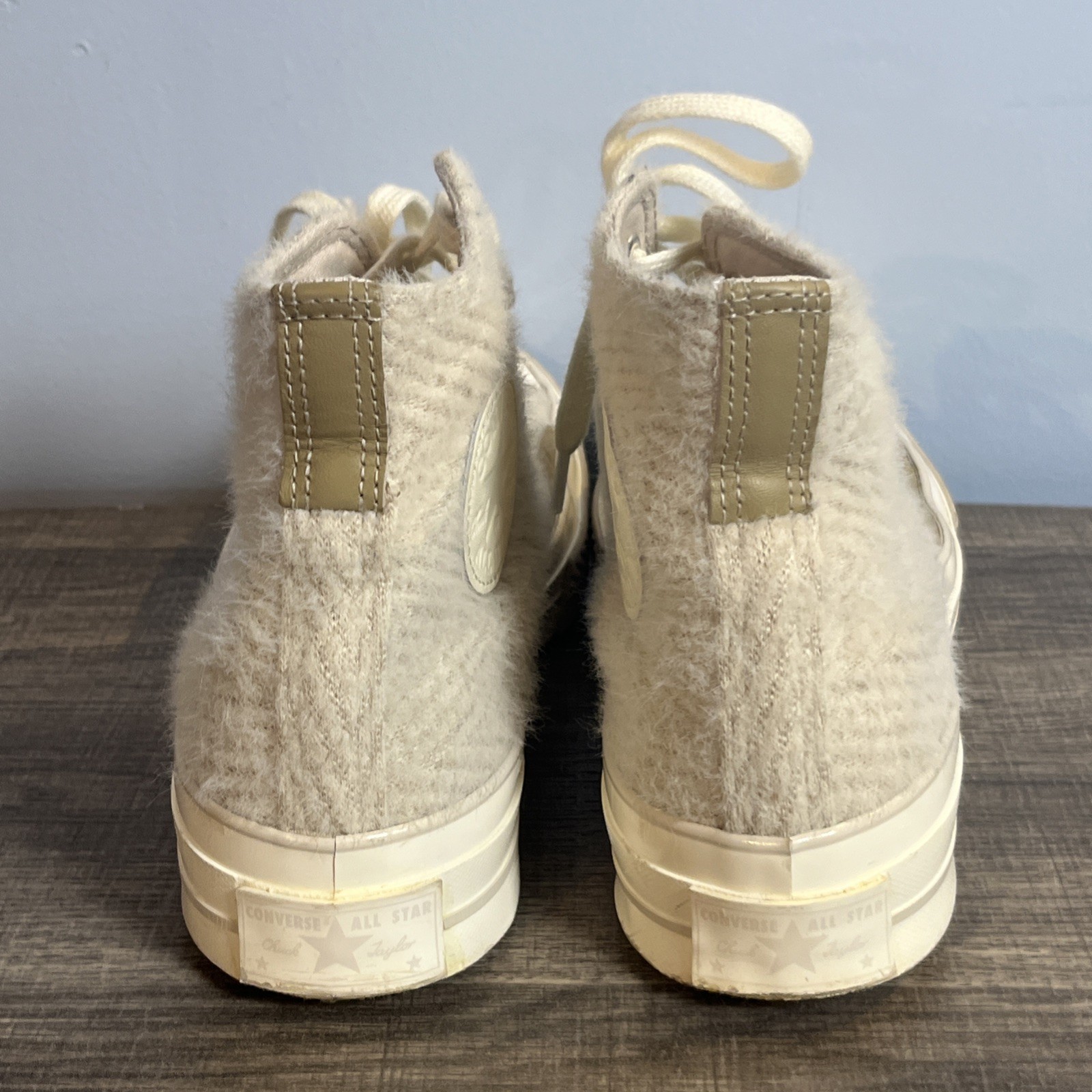 Converse Chuck 1970s Cozy Utility In Neutral Fuzzy Sneakers Men 7.5 Wmn 9.5 Shoe